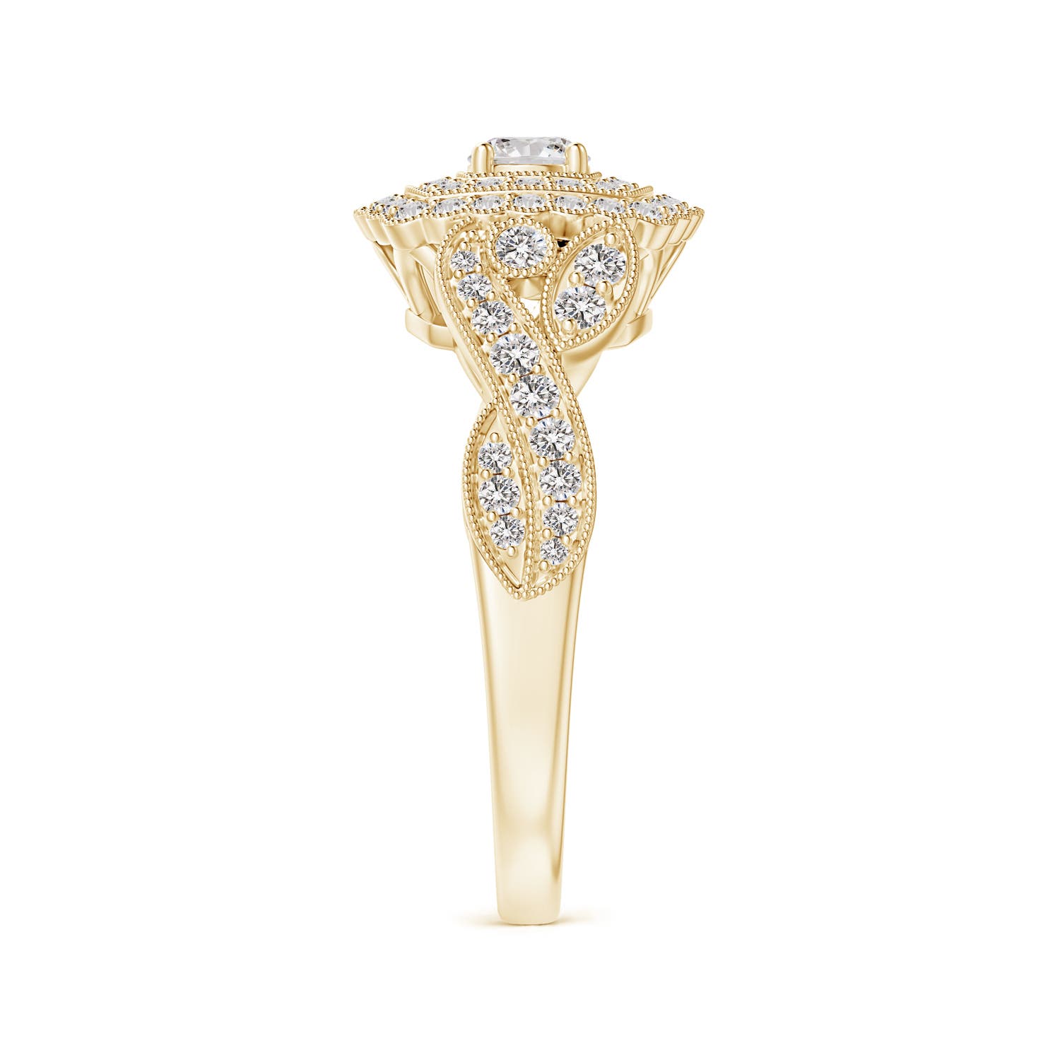 I-J, I1-I2 / 0.59 CT / 14 KT Yellow Gold