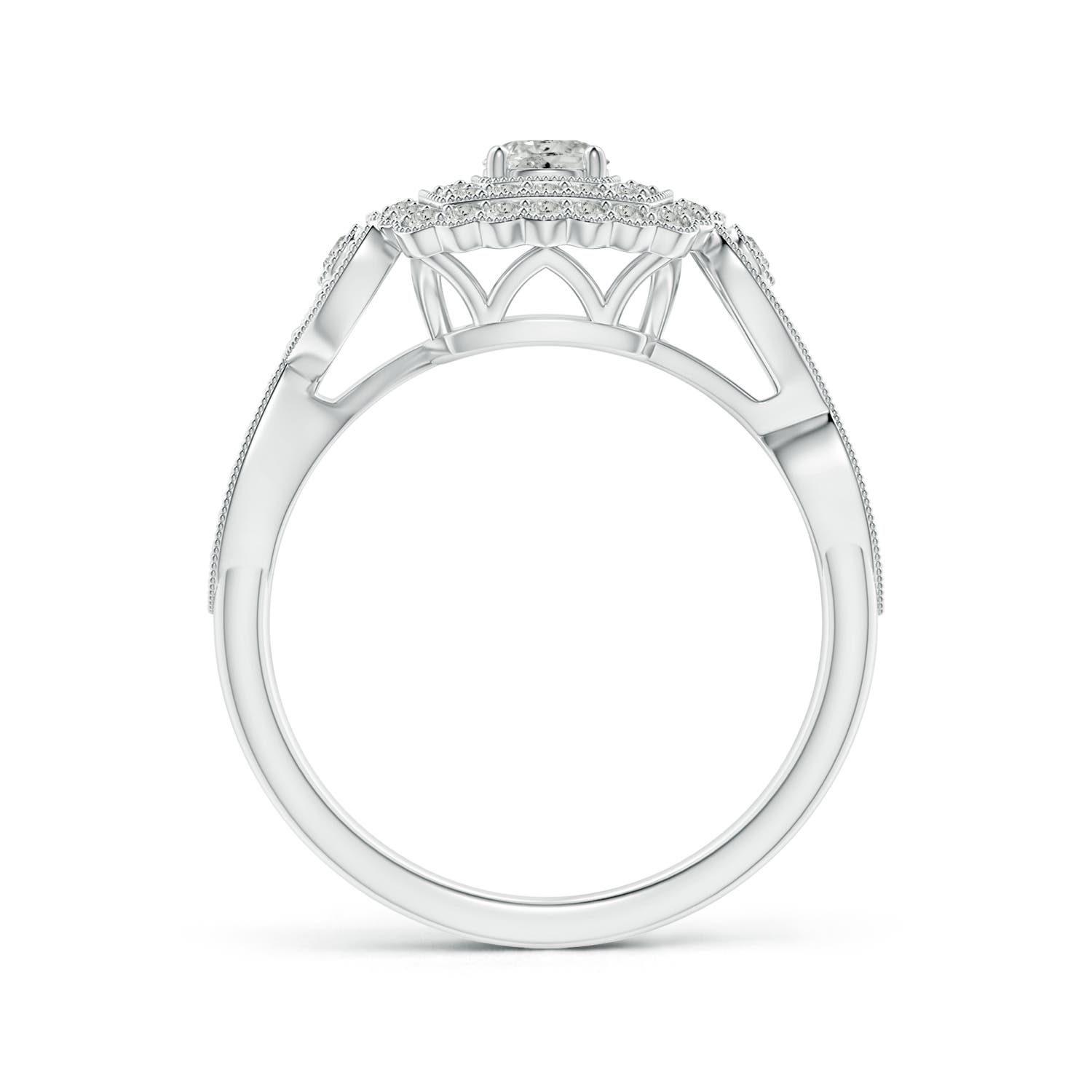 K, I3 / 0.59 CT / 14 KT White Gold