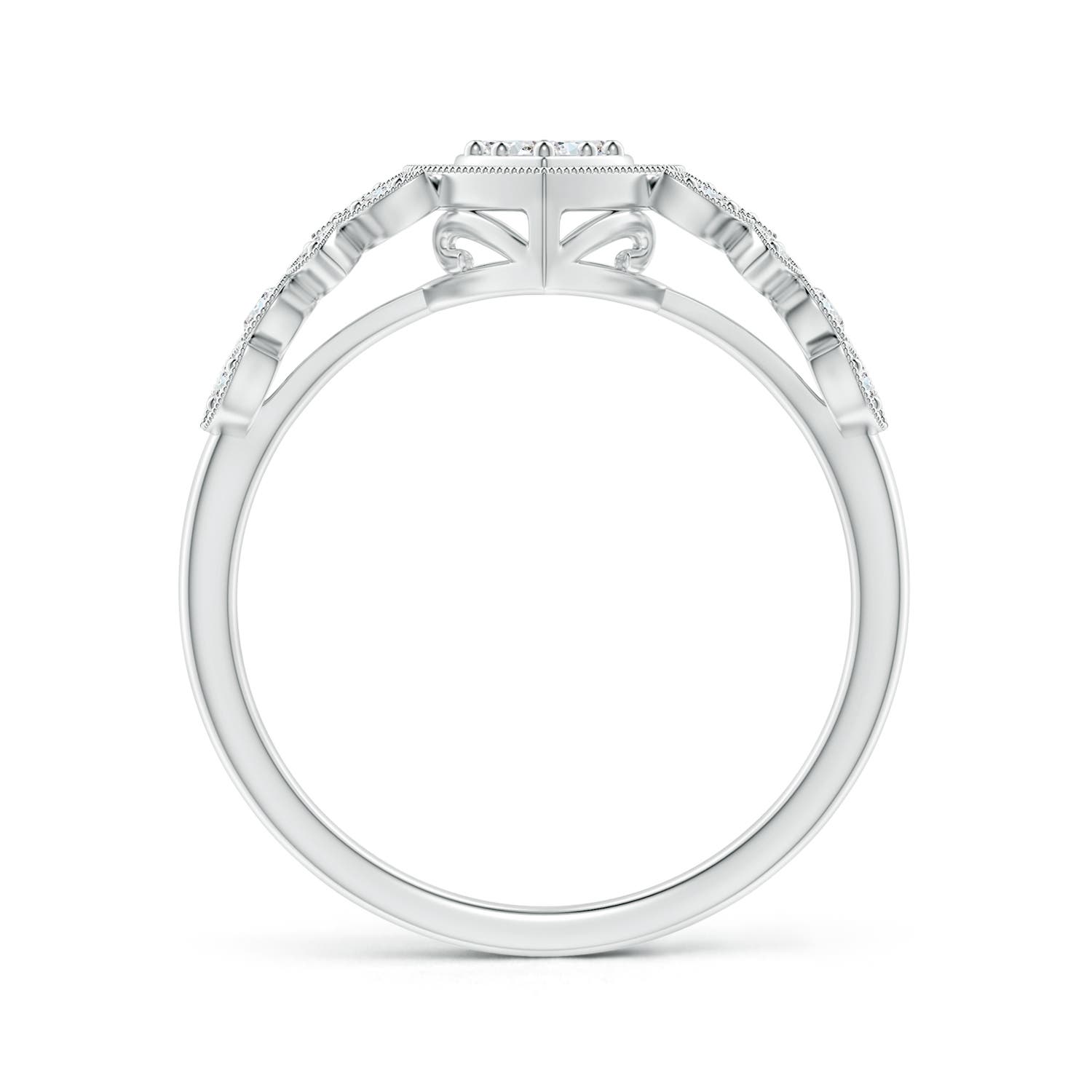 G, VS2 / 0.19 CT / 14 KT White Gold