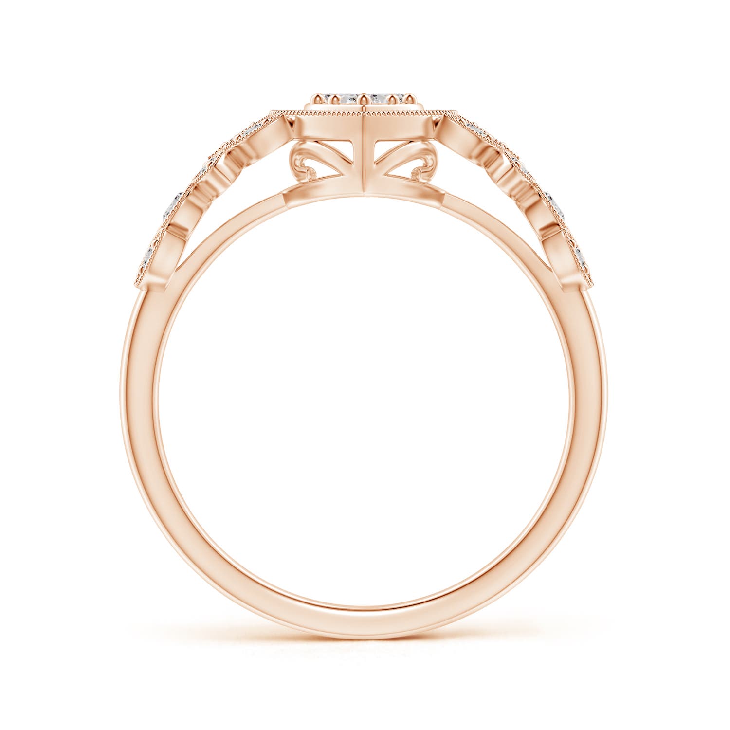 I-J, I1-I2 / 0.19 CT / 14 KT Rose Gold