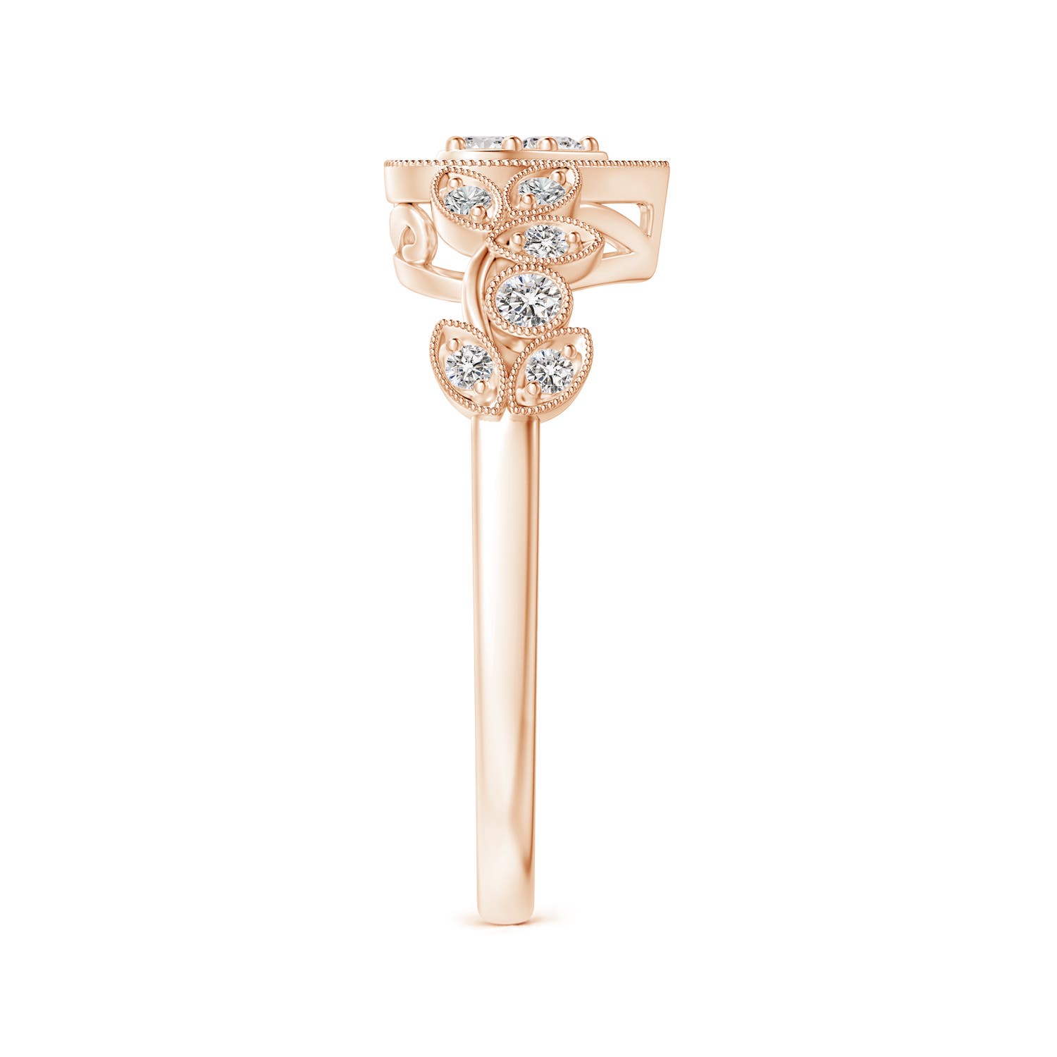 I-J, I1-I2 / 0.19 CT / 14 KT Rose Gold