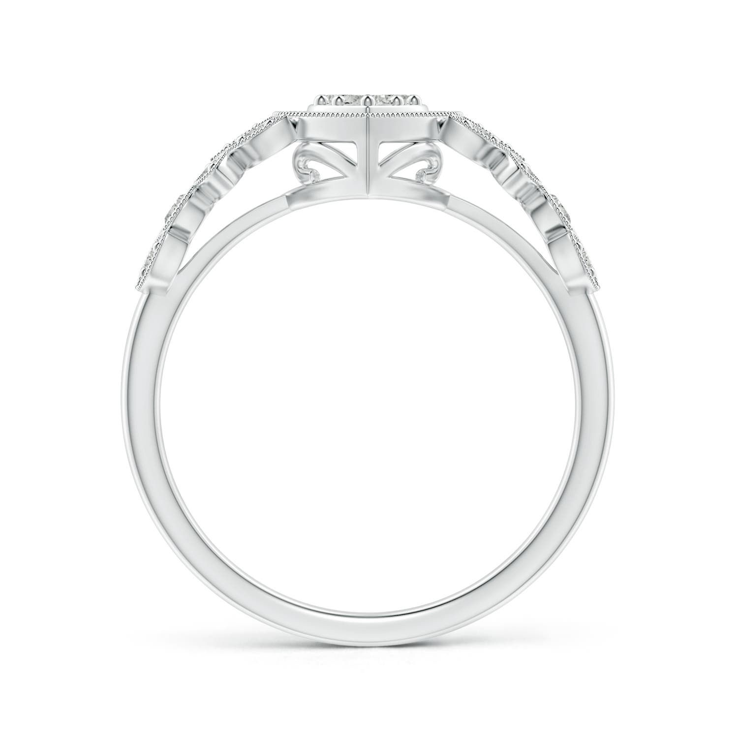 K, I3 / 0.19 CT / 14 KT White Gold