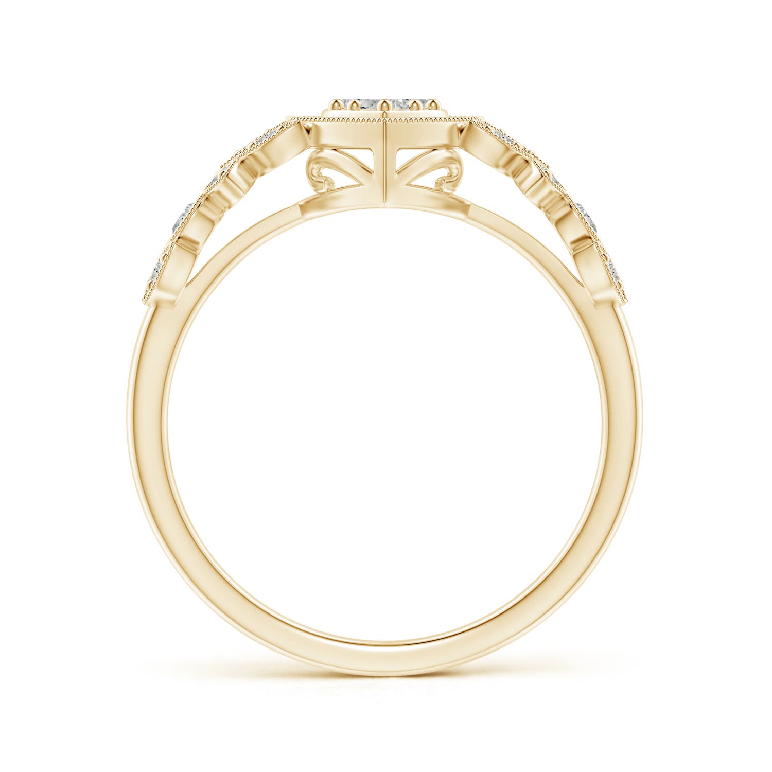 K, I3 / 0.19 CT / 14 KT Yellow Gold