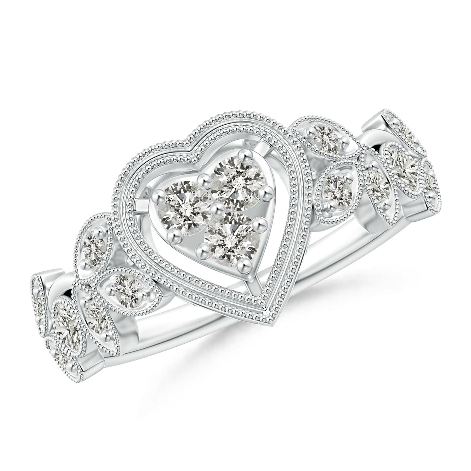 K, I3 / 0.33 CT / 14 KT White Gold