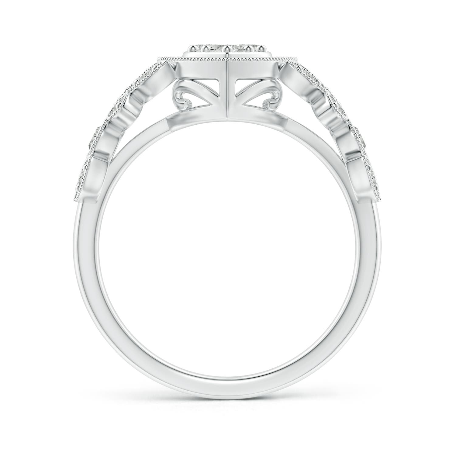 K, I3 / 0.33 CT / 14 KT White Gold