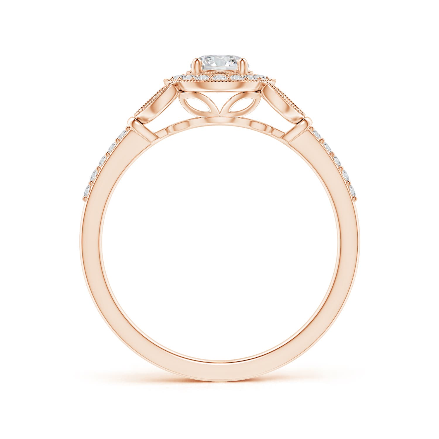 H, SI2 / 0.5 CT / 14 KT Rose Gold