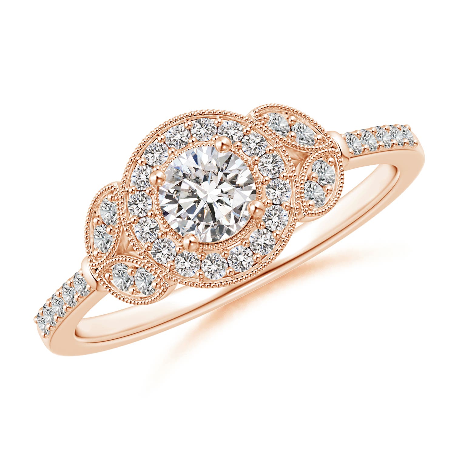 I-J, I1-I2 / 0.5 CT / 14 KT Rose Gold