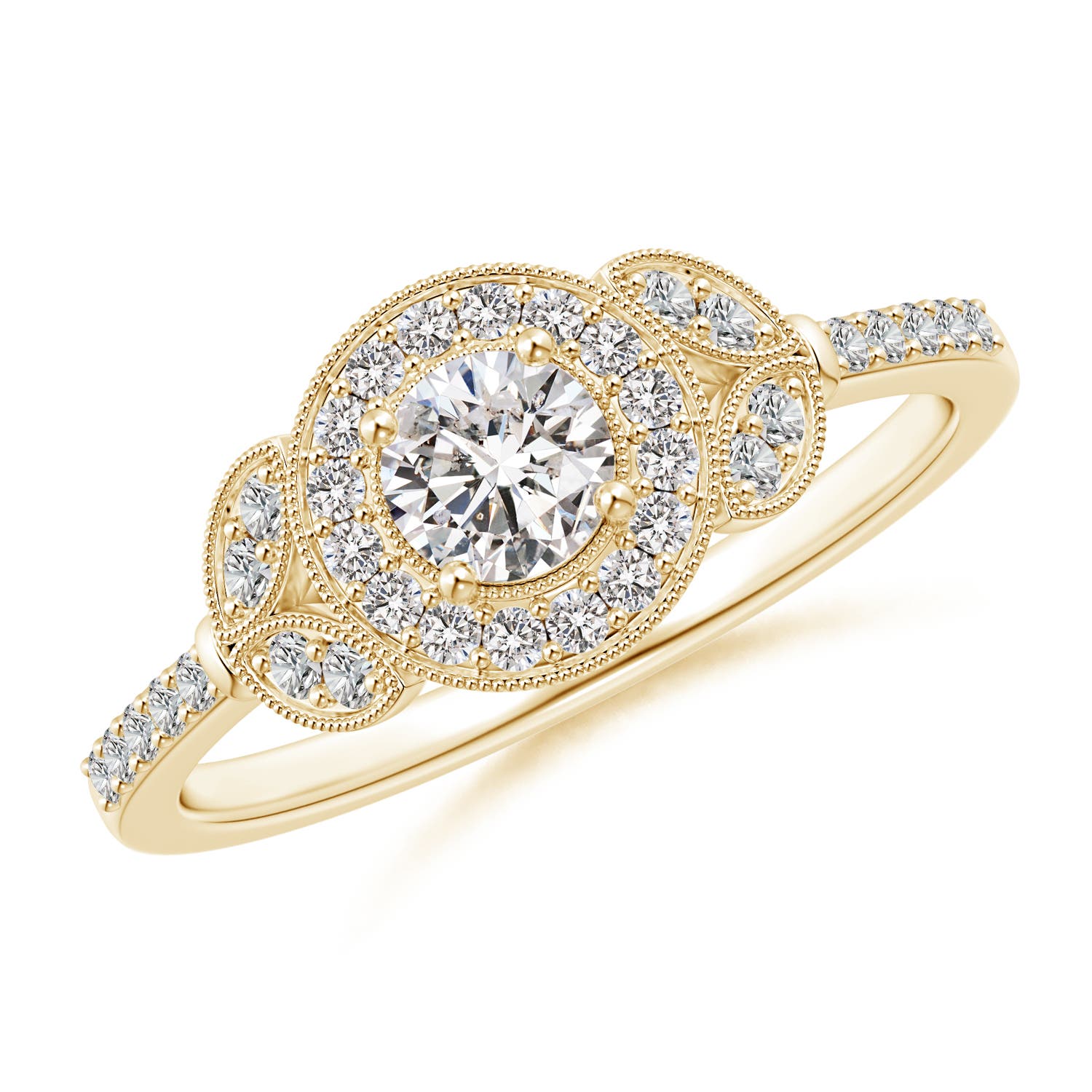 I-J, I1-I2 / 0.5 CT / 14 KT Yellow Gold