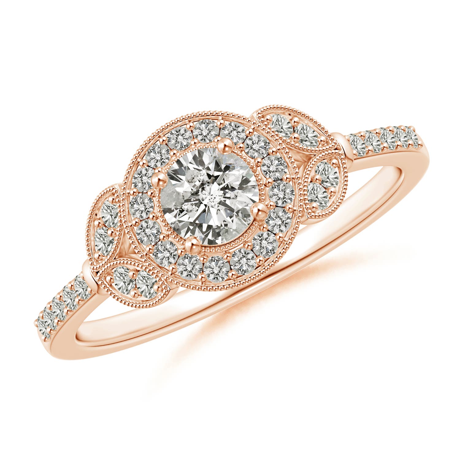 K, I3 / 0.5 CT / 14 KT Rose Gold