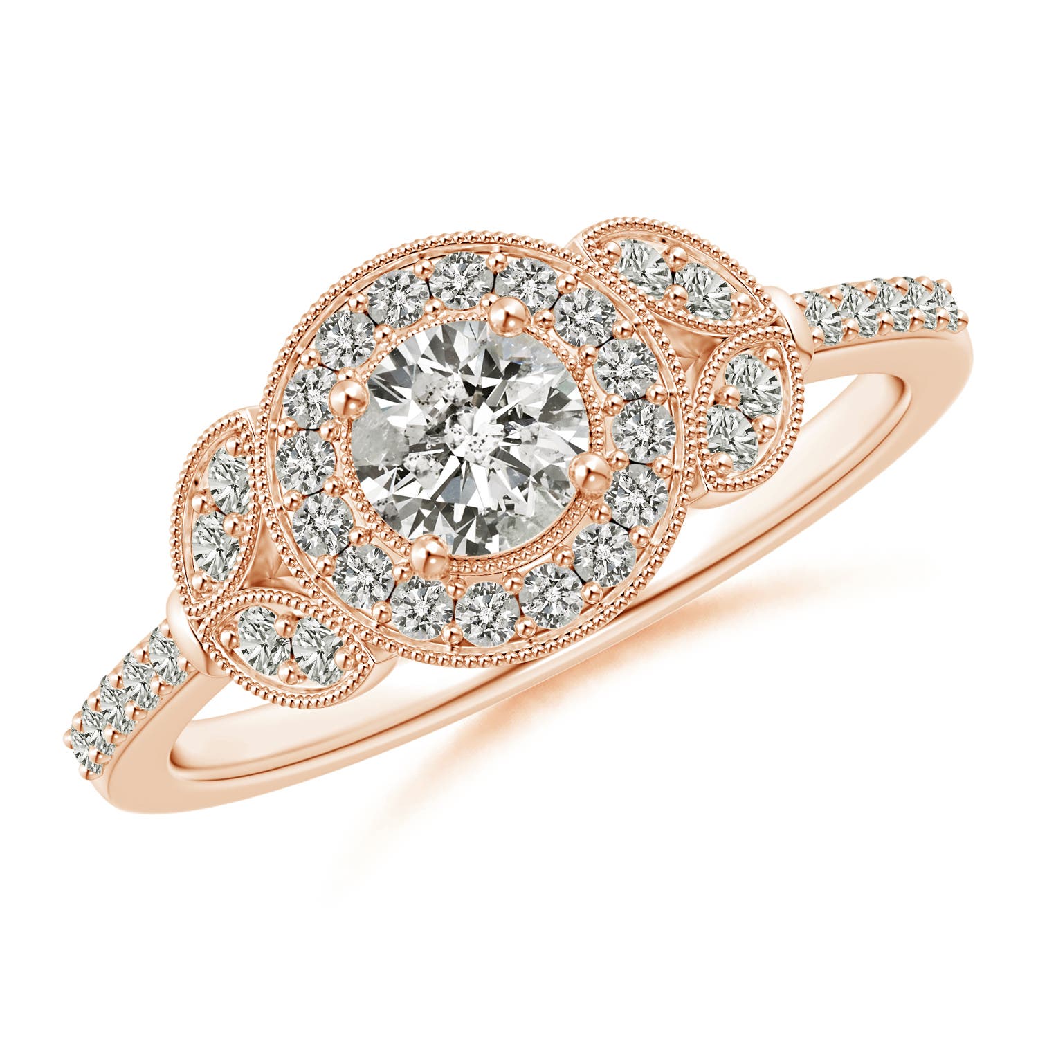 K, I3 / 0.62 CT / 14 KT Rose Gold