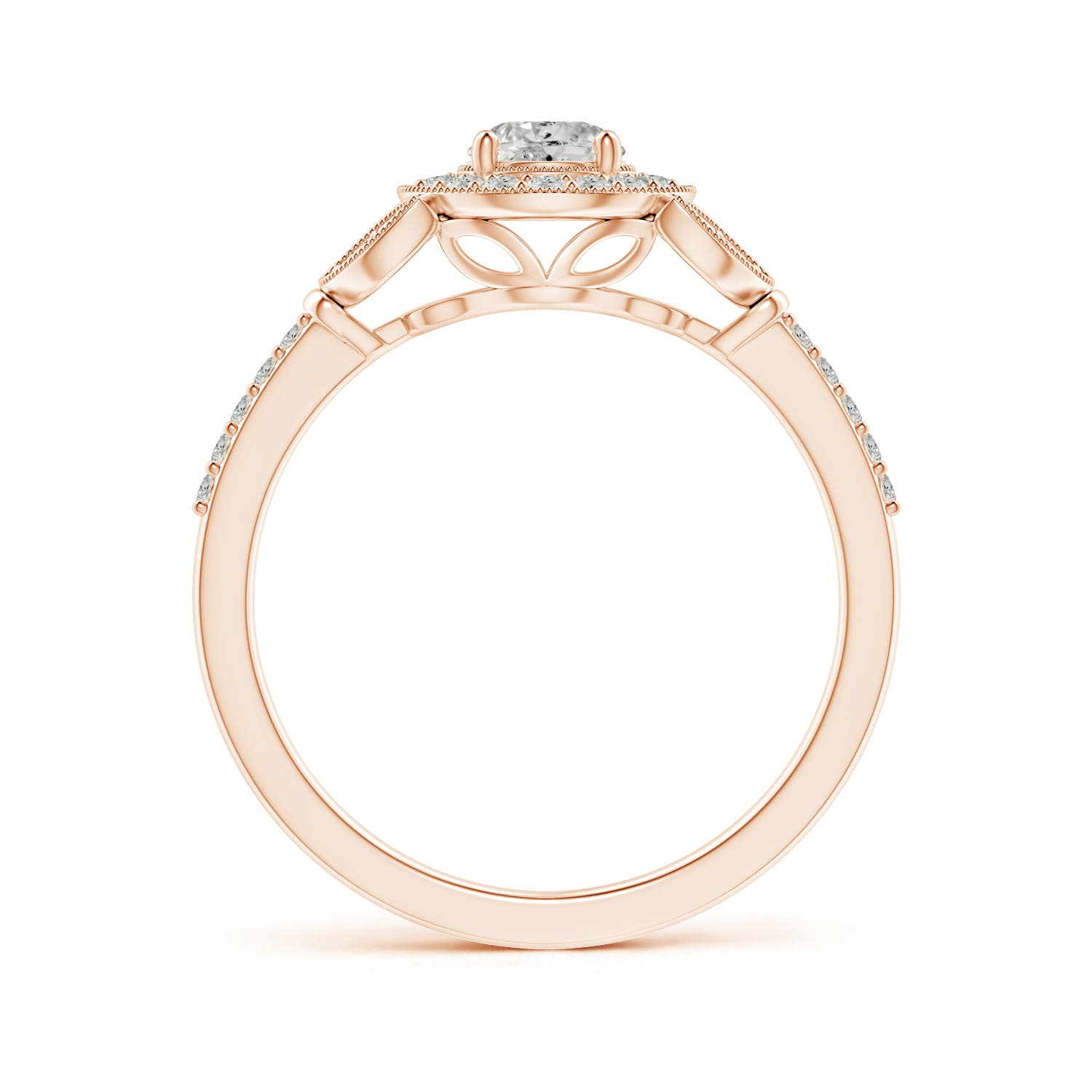 K, I3 / 0.62 CT / 14 KT Rose Gold