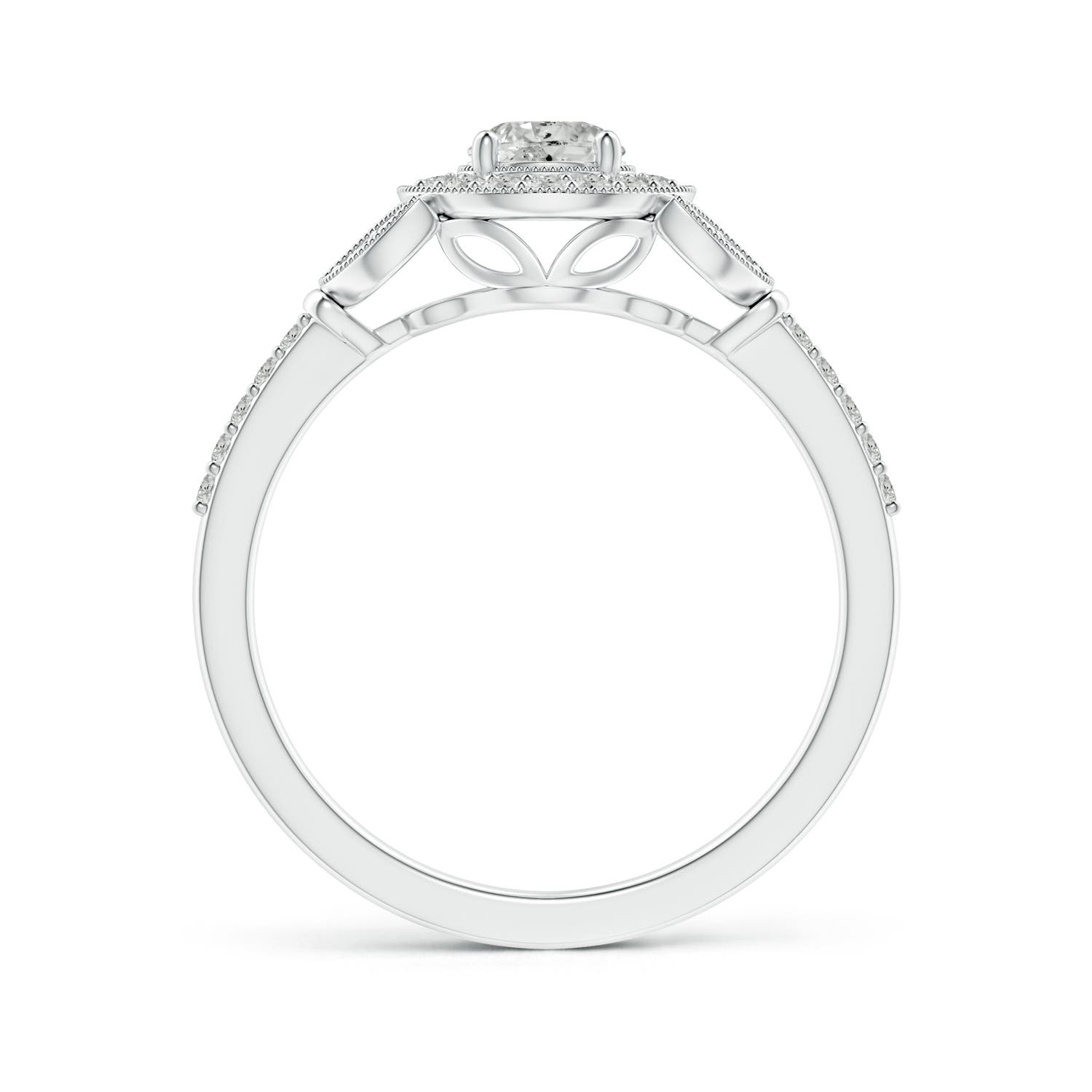 K, I3 / 0.62 CT / 14 KT White Gold