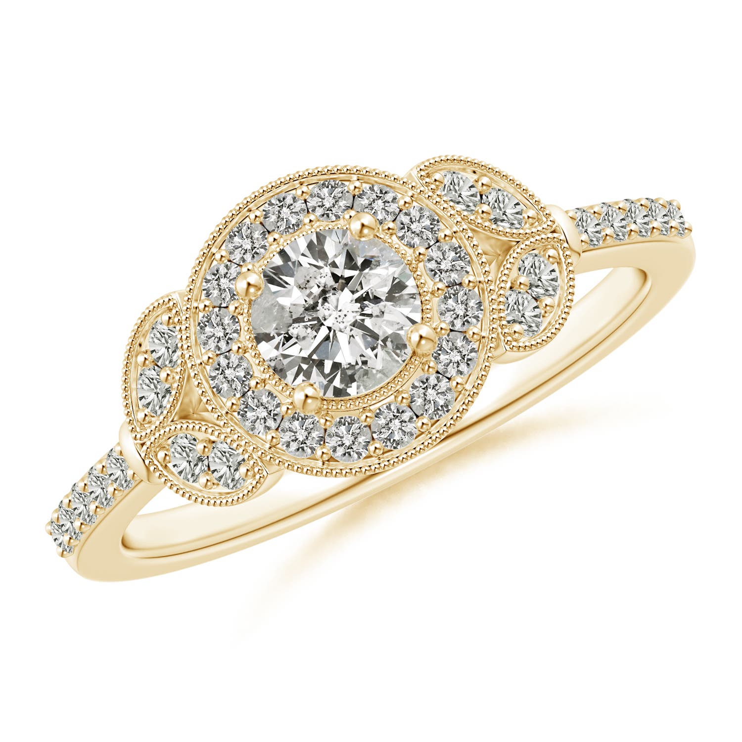 K, I3 / 0.62 CT / 14 KT Yellow Gold