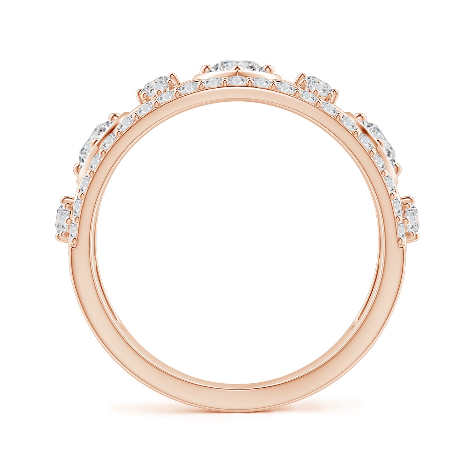 H, SI2 / 1.15 CT / 14 KT Rose Gold