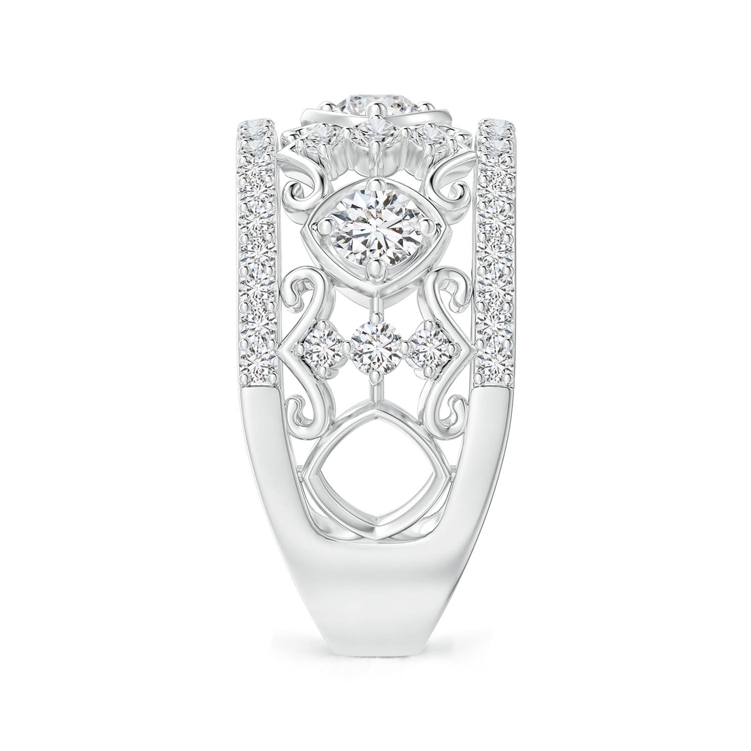 H, SI2 / 1.15 CT / 14 KT White Gold