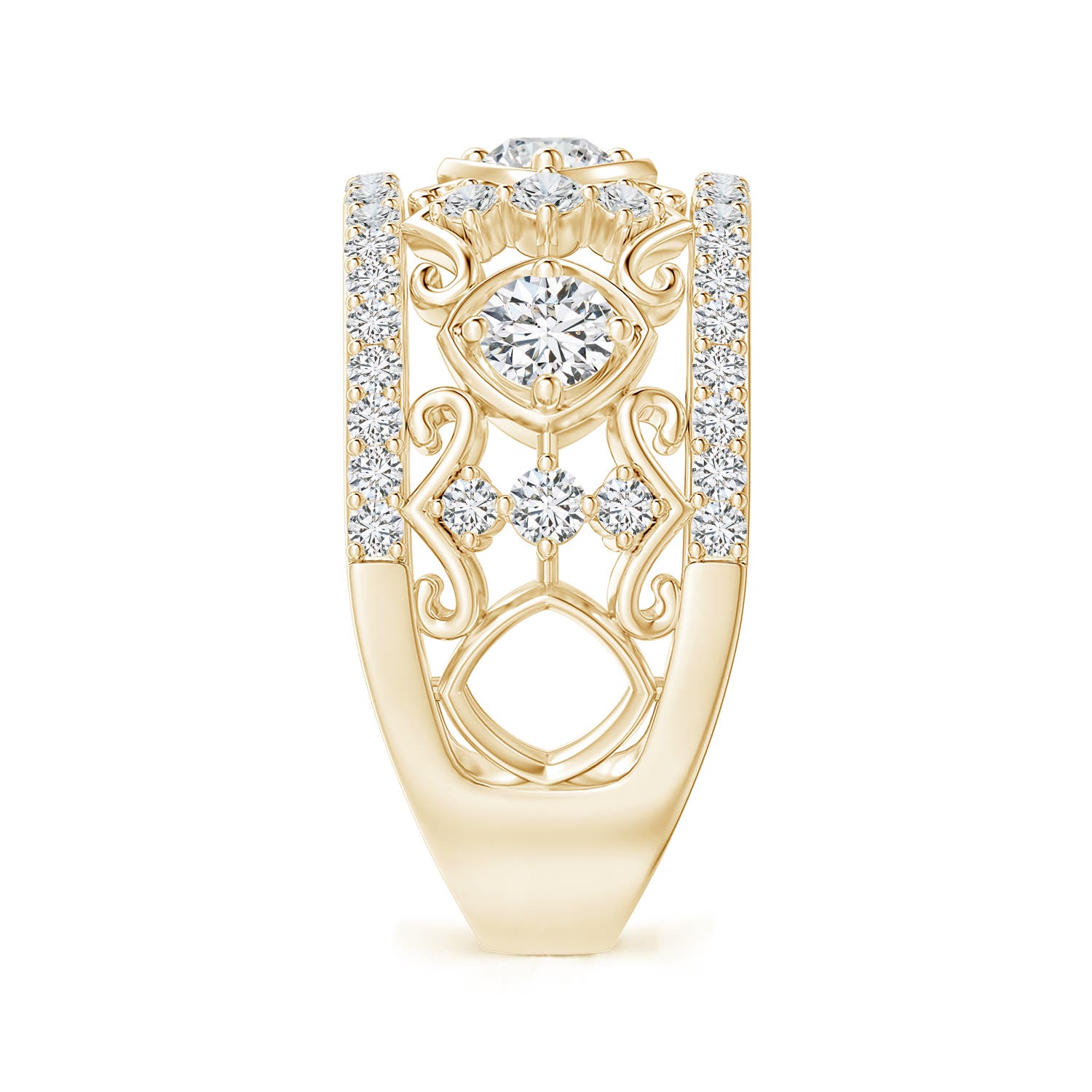 H, SI2 / 1.15 CT / 14 KT Yellow Gold