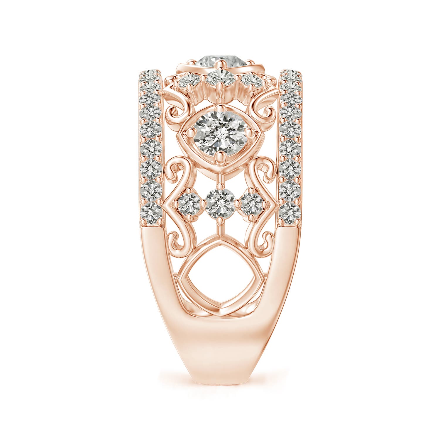 K, I3 / 1.15 CT / 14 KT Rose Gold