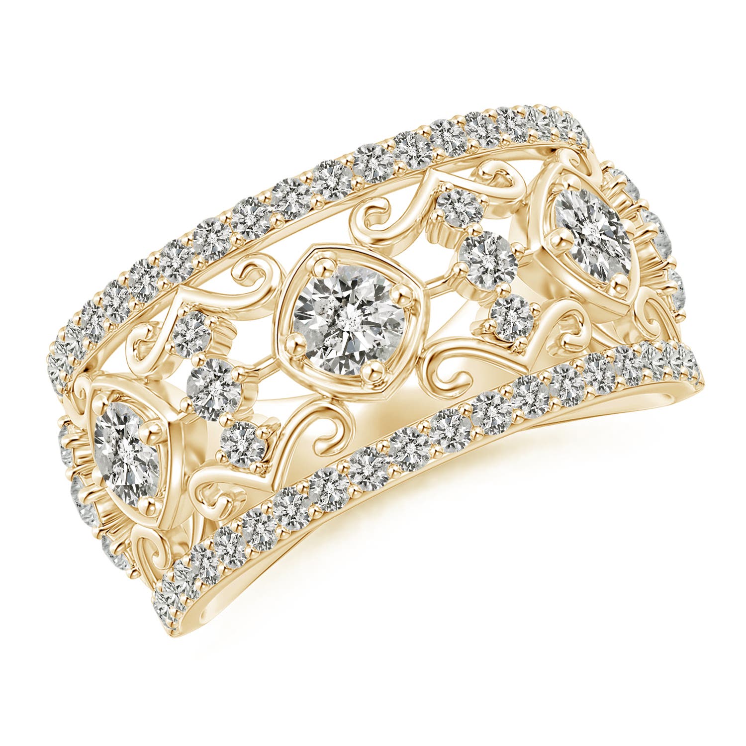 K, I3 / 1.15 CT / 14 KT Yellow Gold