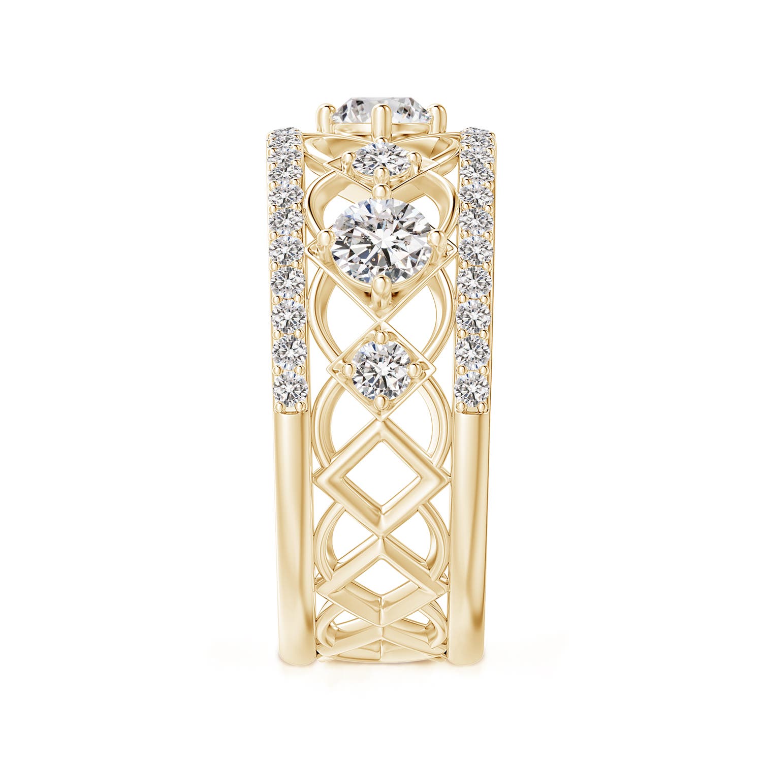 I-J, I1-I2 / 1.06 CT / 14 KT Yellow Gold