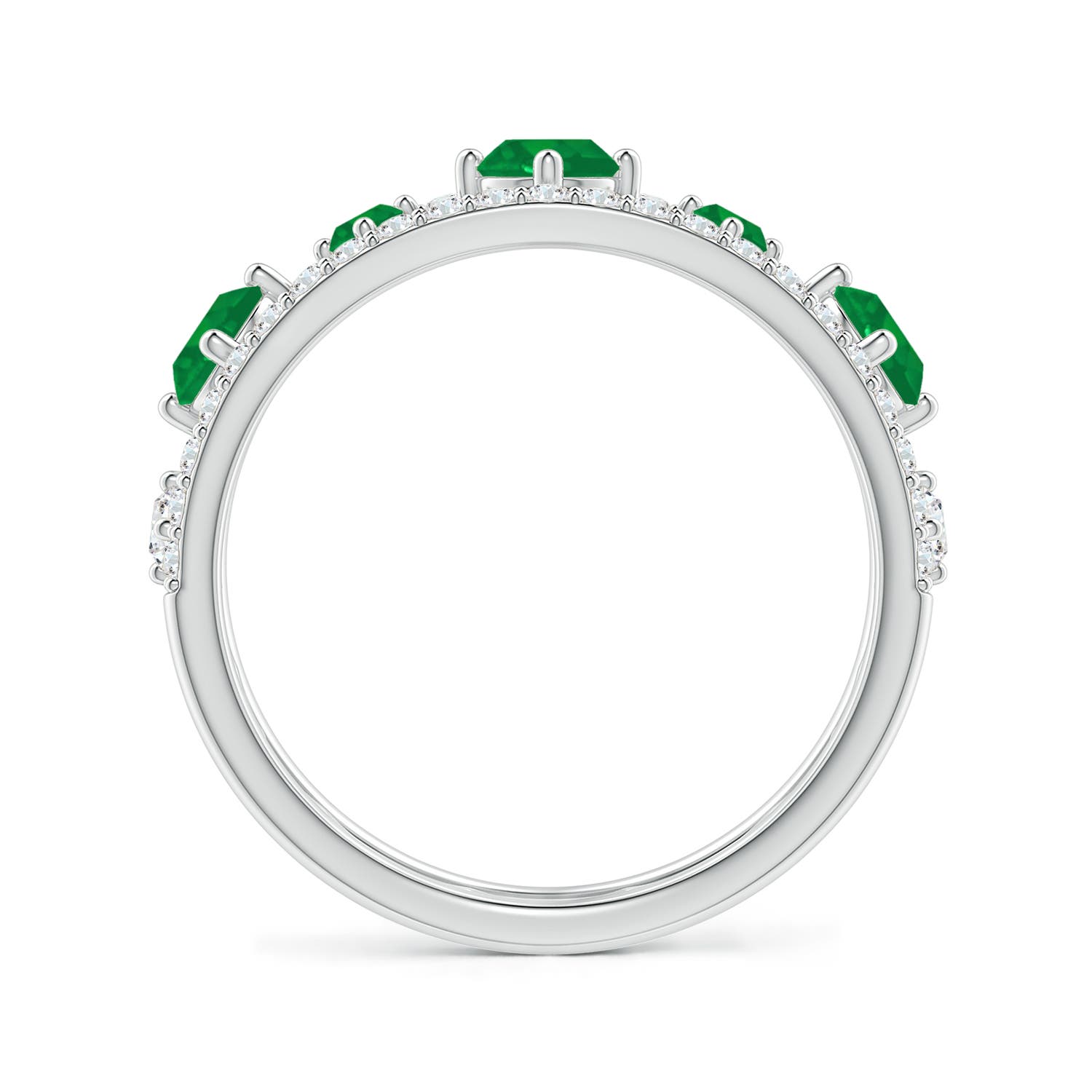 AA - Emerald / 1.06 CT / 14 KT White Gold