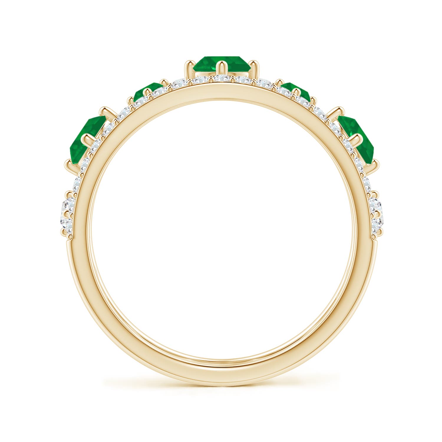 AA - Emerald / 1.06 CT / 14 KT Yellow Gold