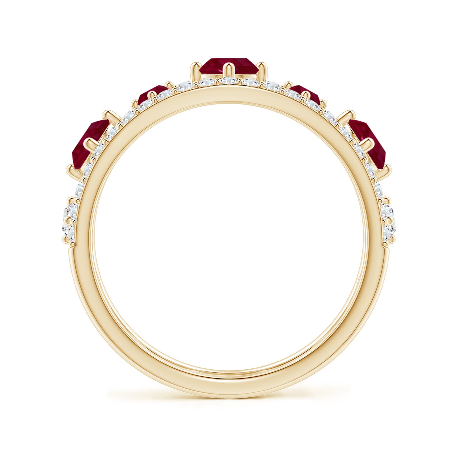 A - Ruby / 1.27 CT / 14 KT Yellow Gold