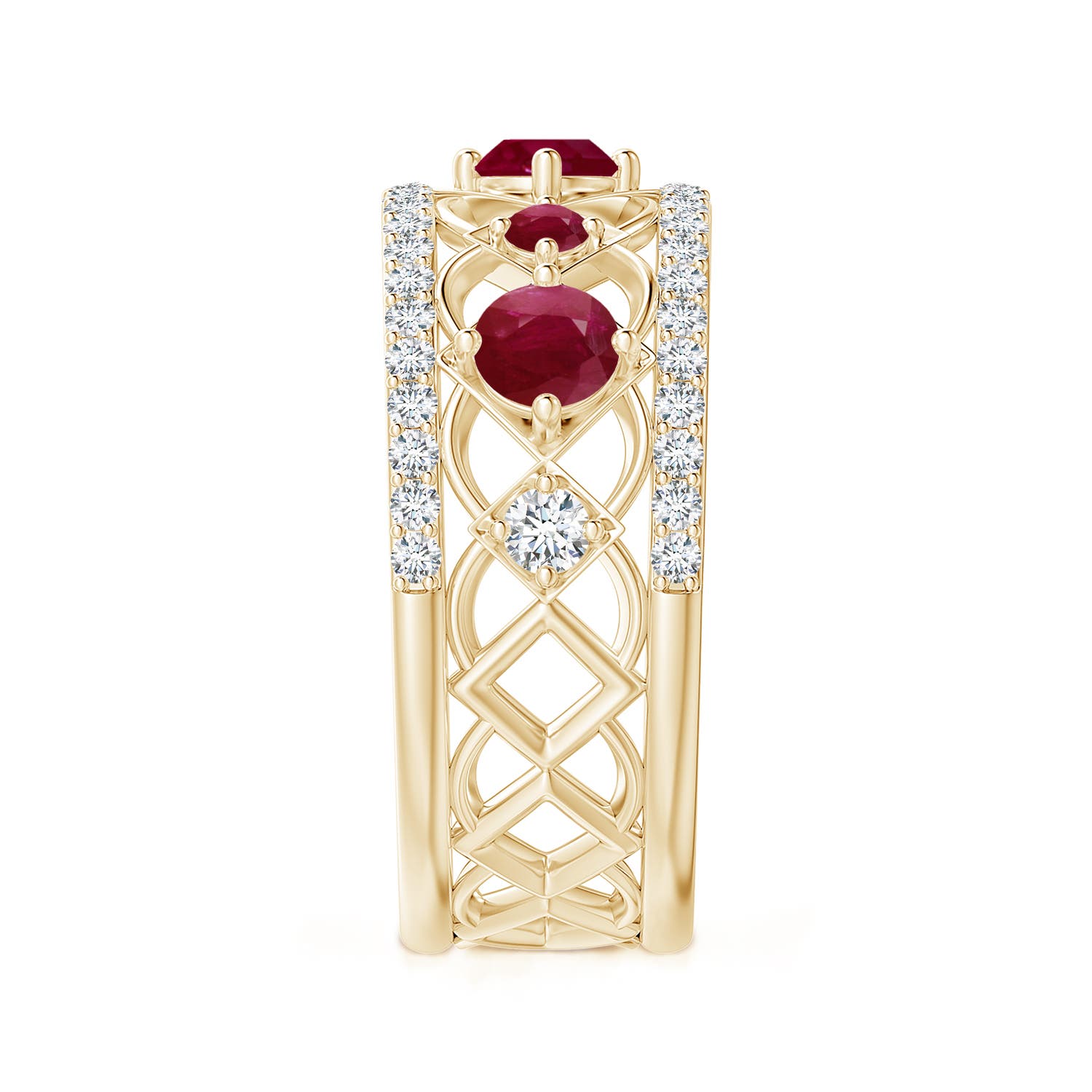 A - Ruby / 1.27 CT / 14 KT Yellow Gold