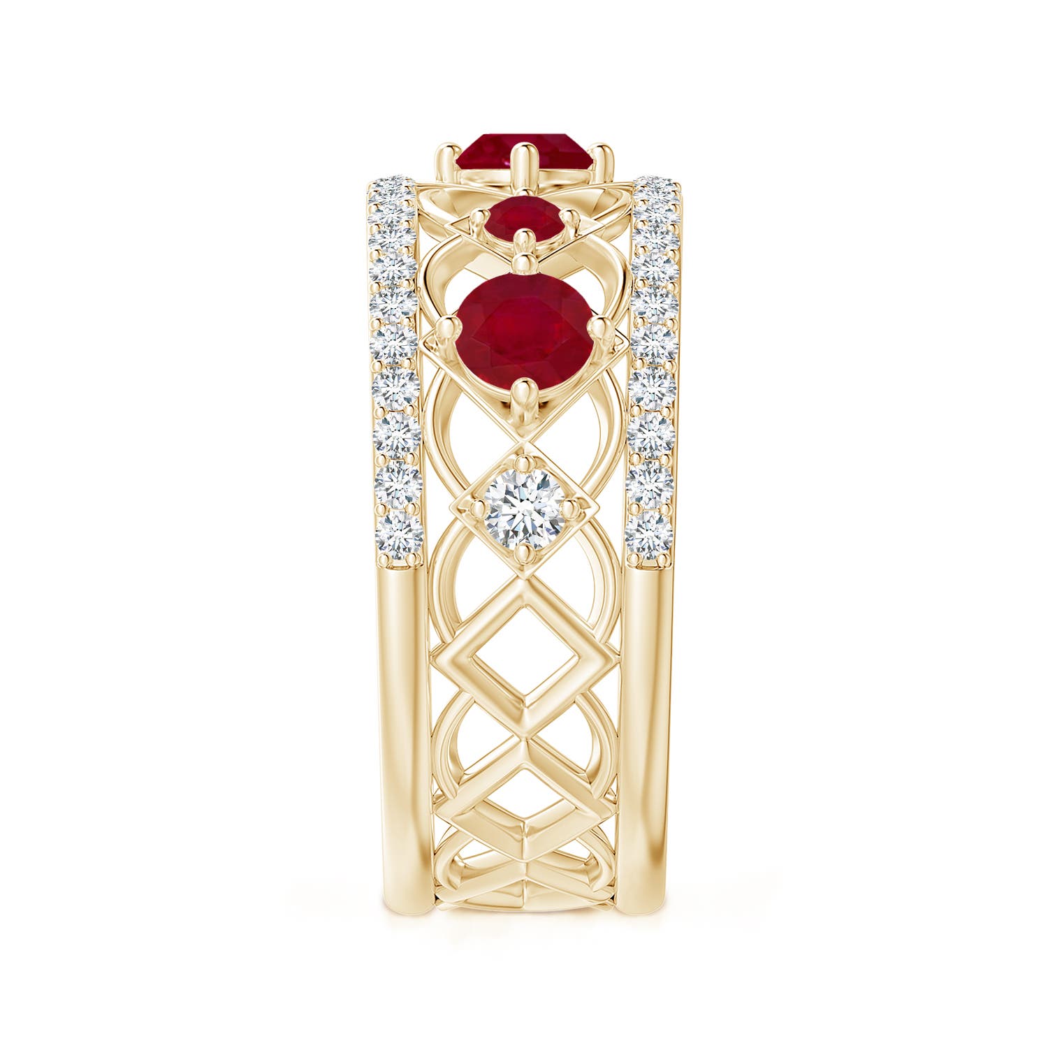 AA - Ruby / 1.27 CT / 14 KT Yellow Gold