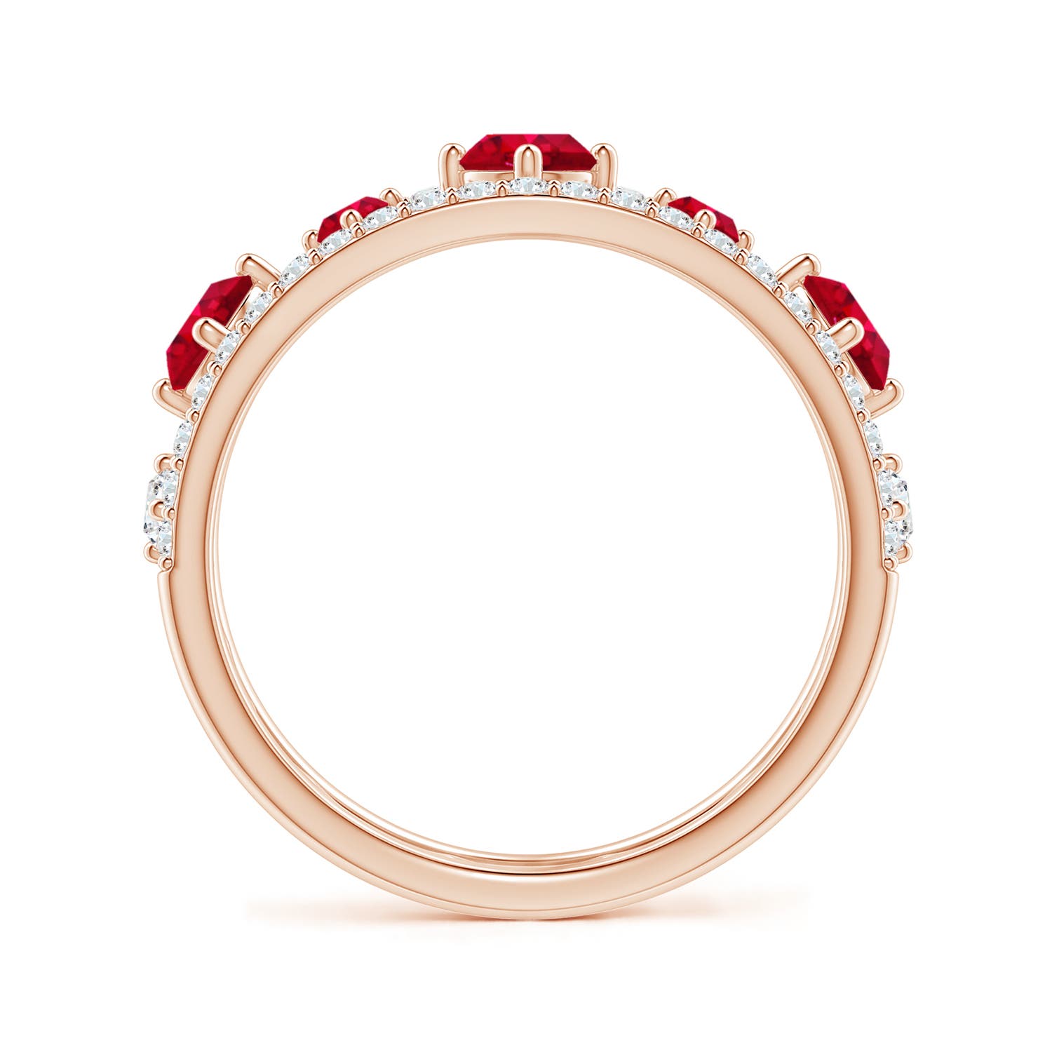 AAA - Ruby / 1.27 CT / 14 KT Rose Gold