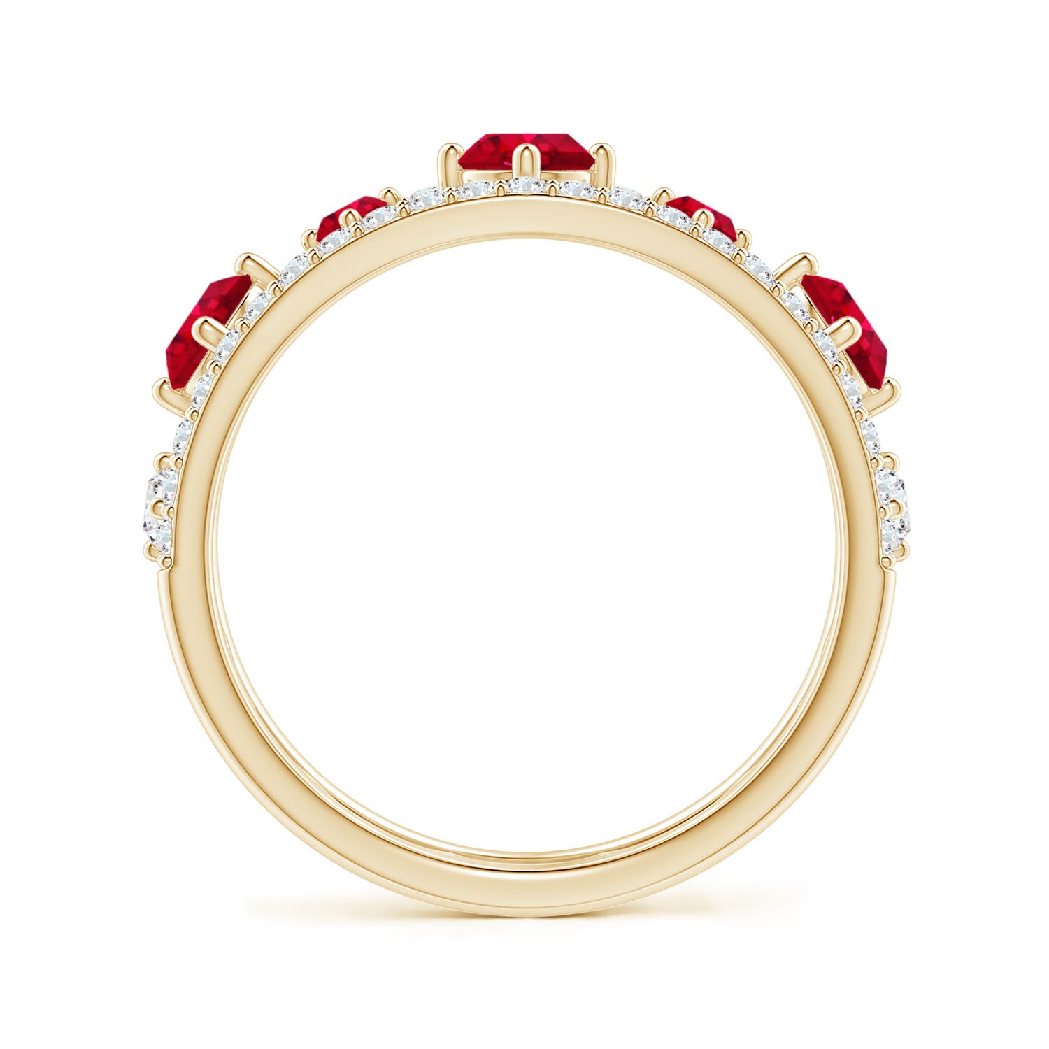 AAA - Ruby / 1.27 CT / 14 KT Yellow Gold