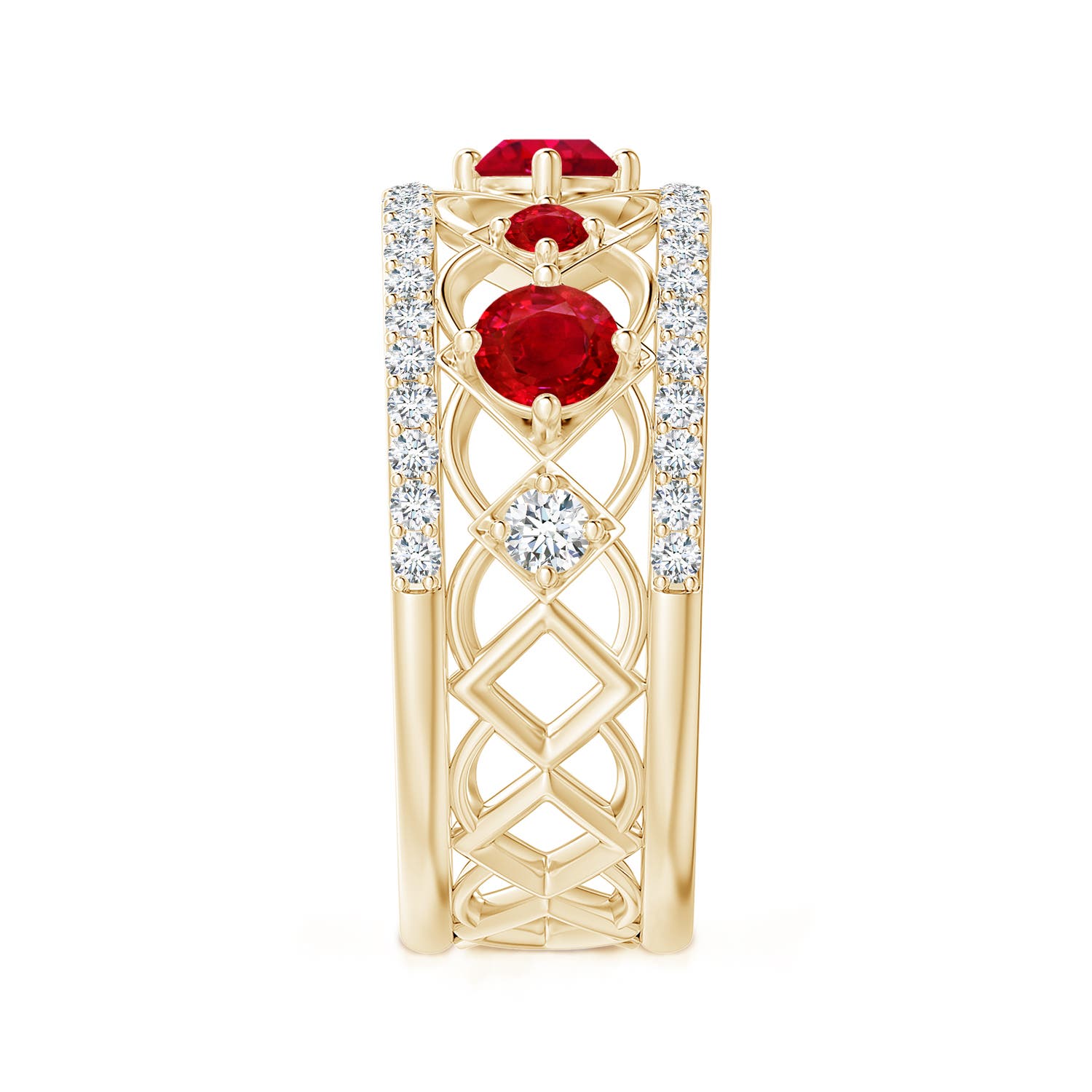 AAA - Ruby / 1.27 CT / 14 KT Yellow Gold