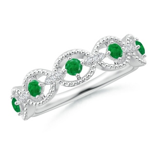 Round AA Emerald