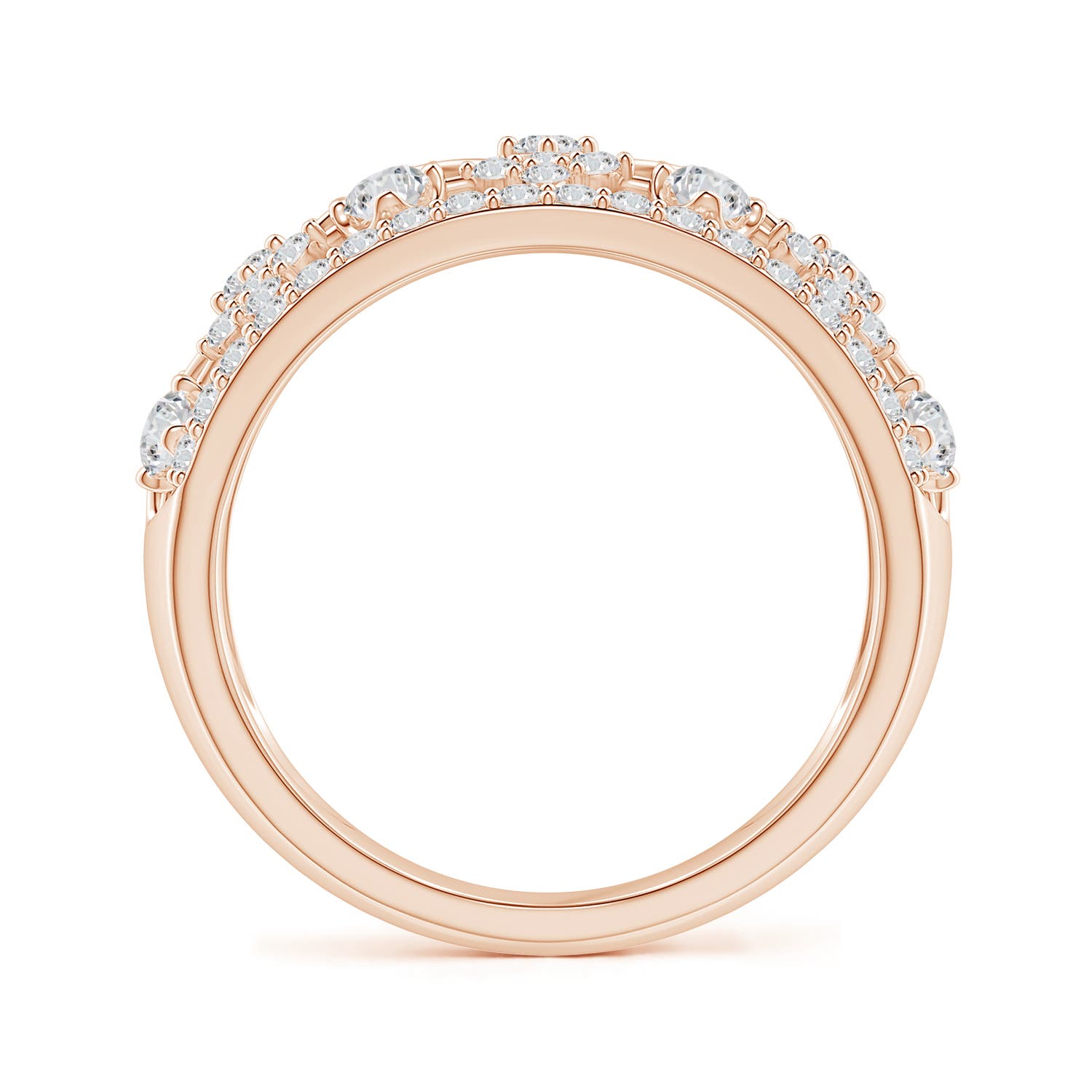 H, SI2 / 1.16 CT / 14 KT Rose Gold