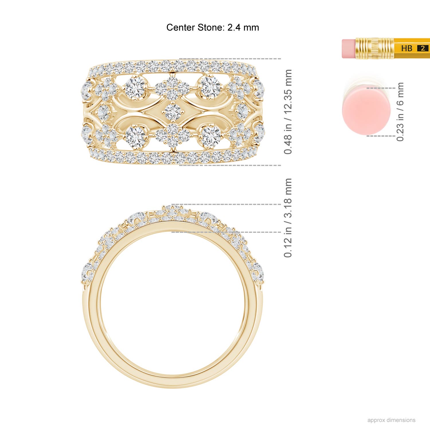 H, SI2 / 1.16 CT / 14 KT Yellow Gold