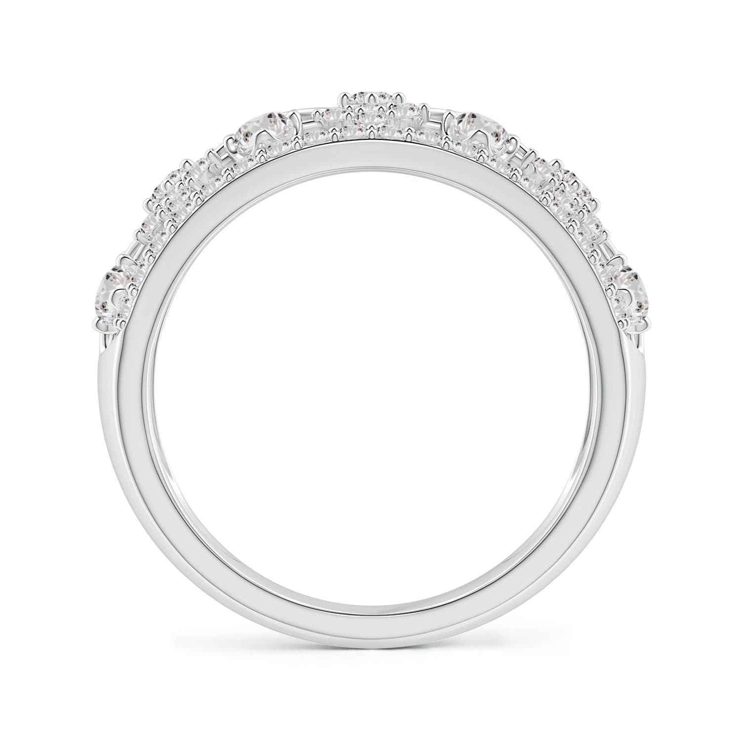 I-J, I1-I2 / 1.16 CT / 14 KT White Gold