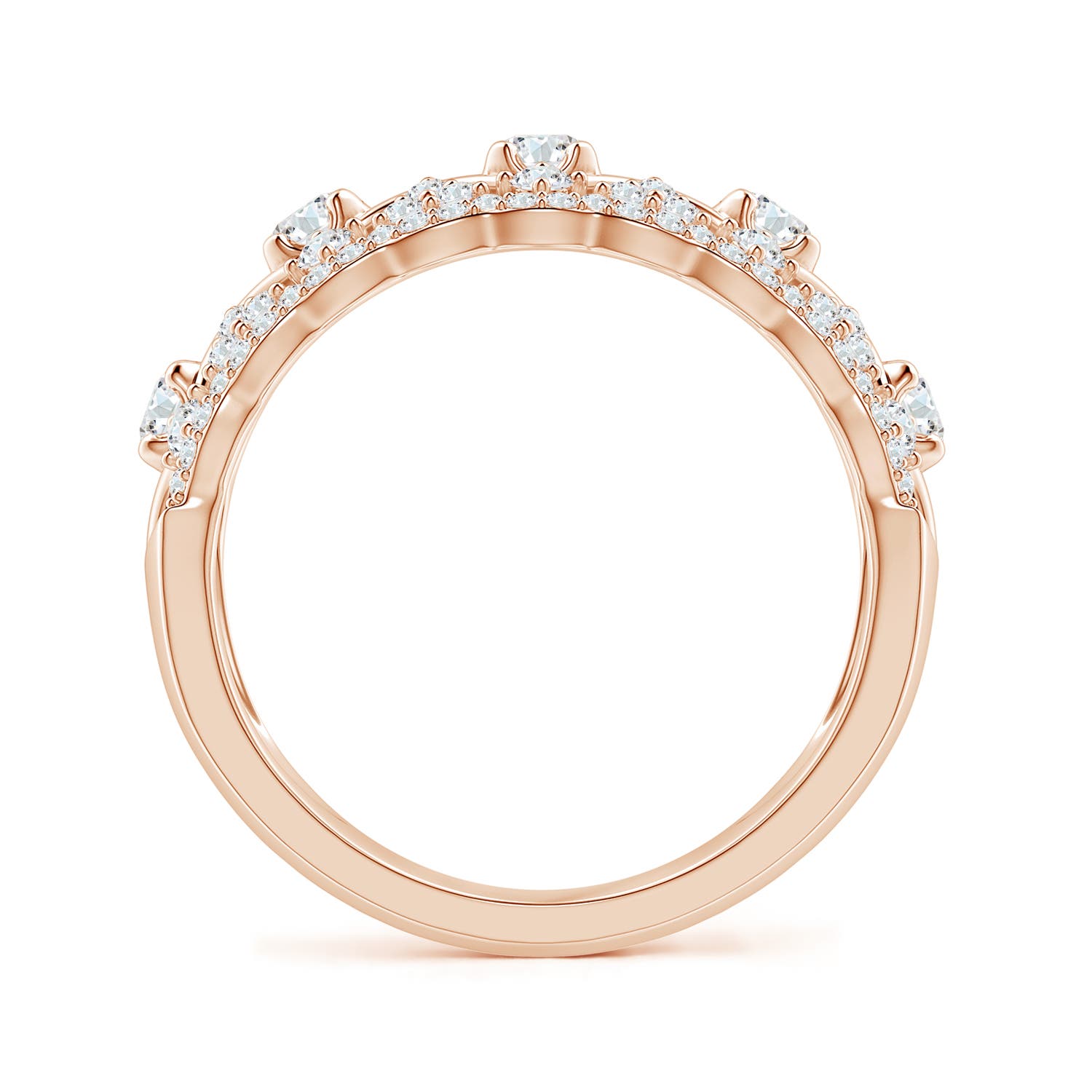 G, VS2 / 1.02 CT / 14 KT Rose Gold