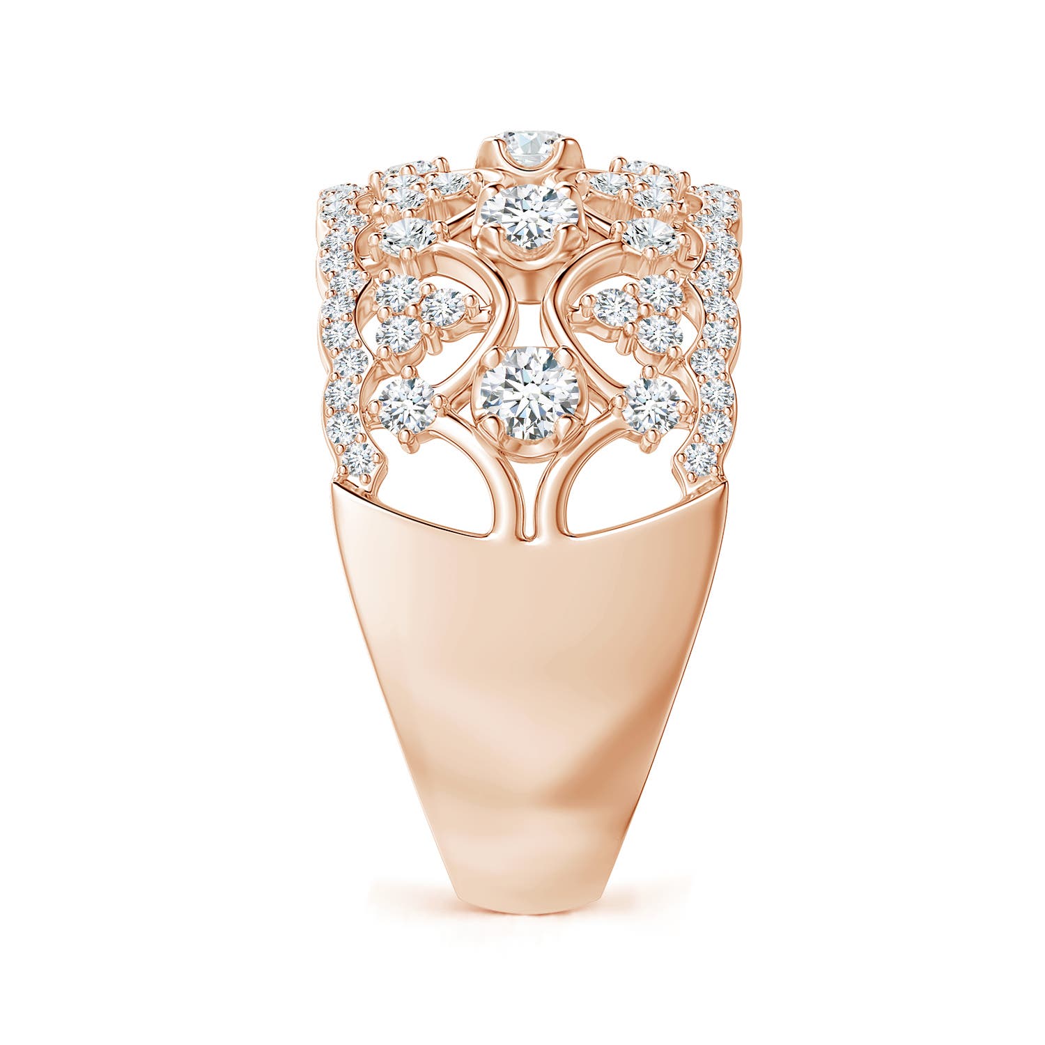 G, VS2 / 1.02 CT / 14 KT Rose Gold