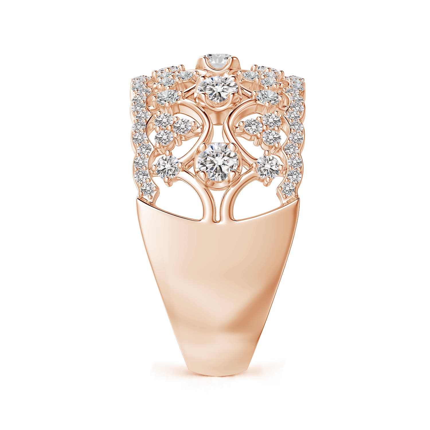 I-J, I1-I2 / 1.02 CT / 14 KT Rose Gold