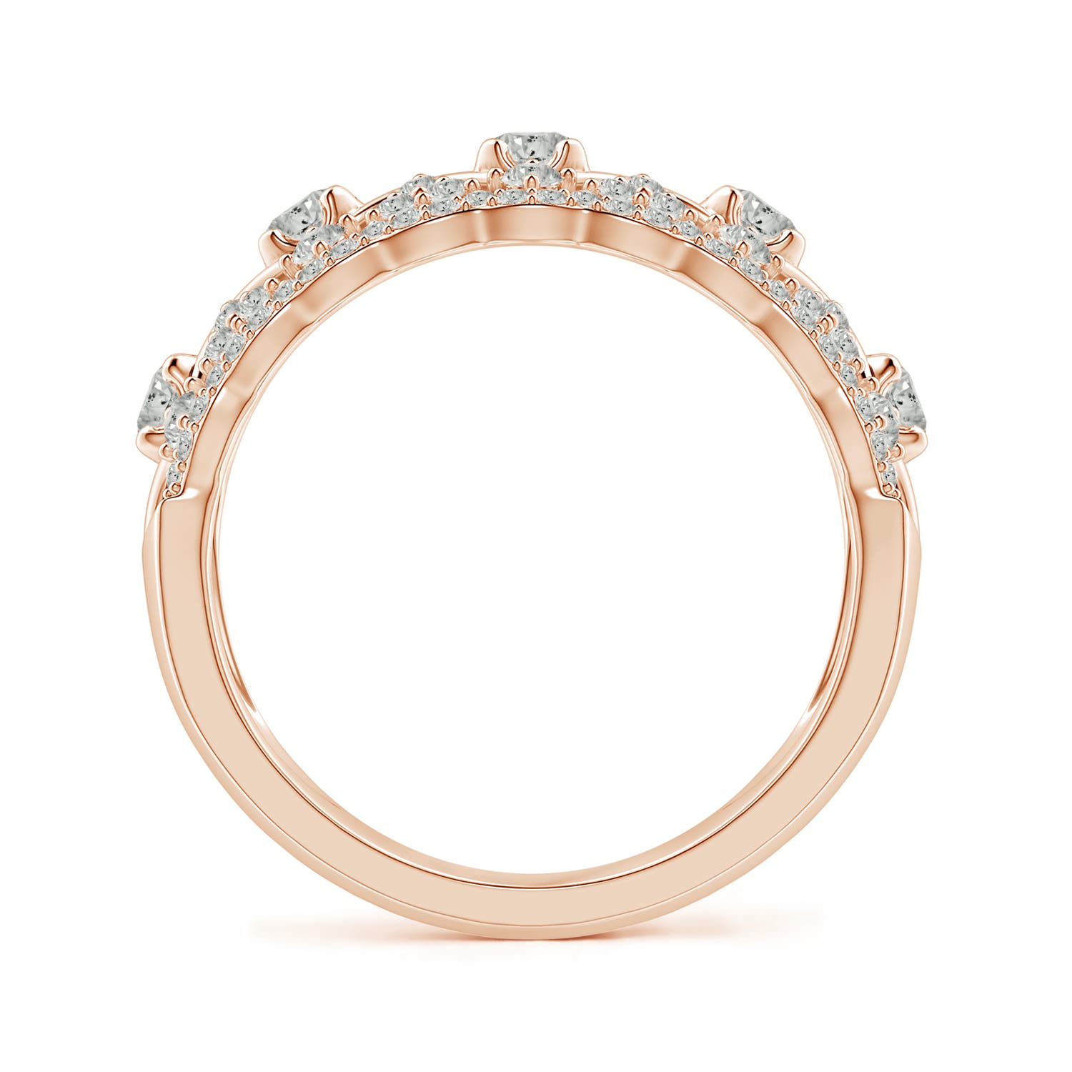 K, I3 / 1.02 CT / 14 KT Rose Gold