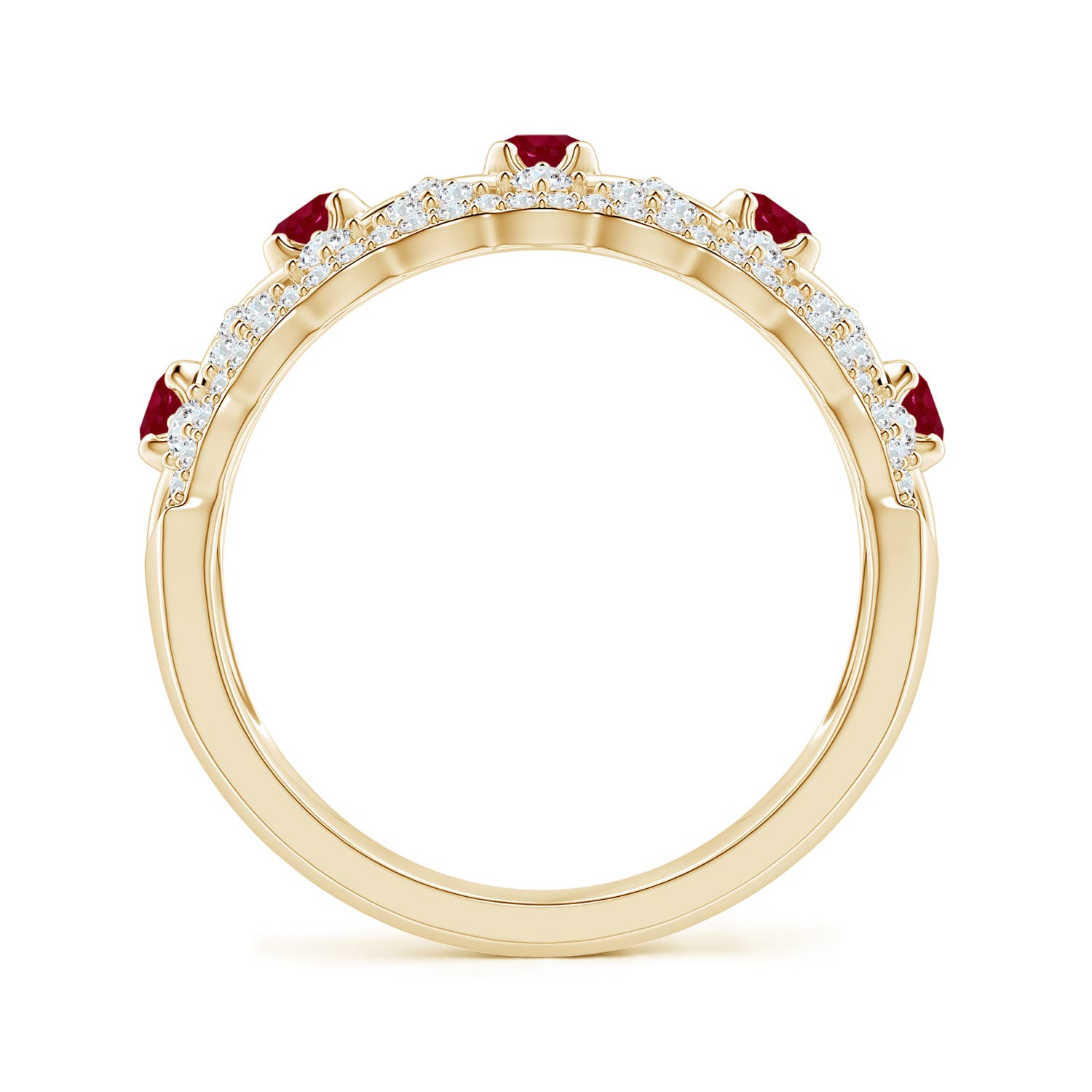 AA - Ruby / 1.09 CT / 14 KT Yellow Gold