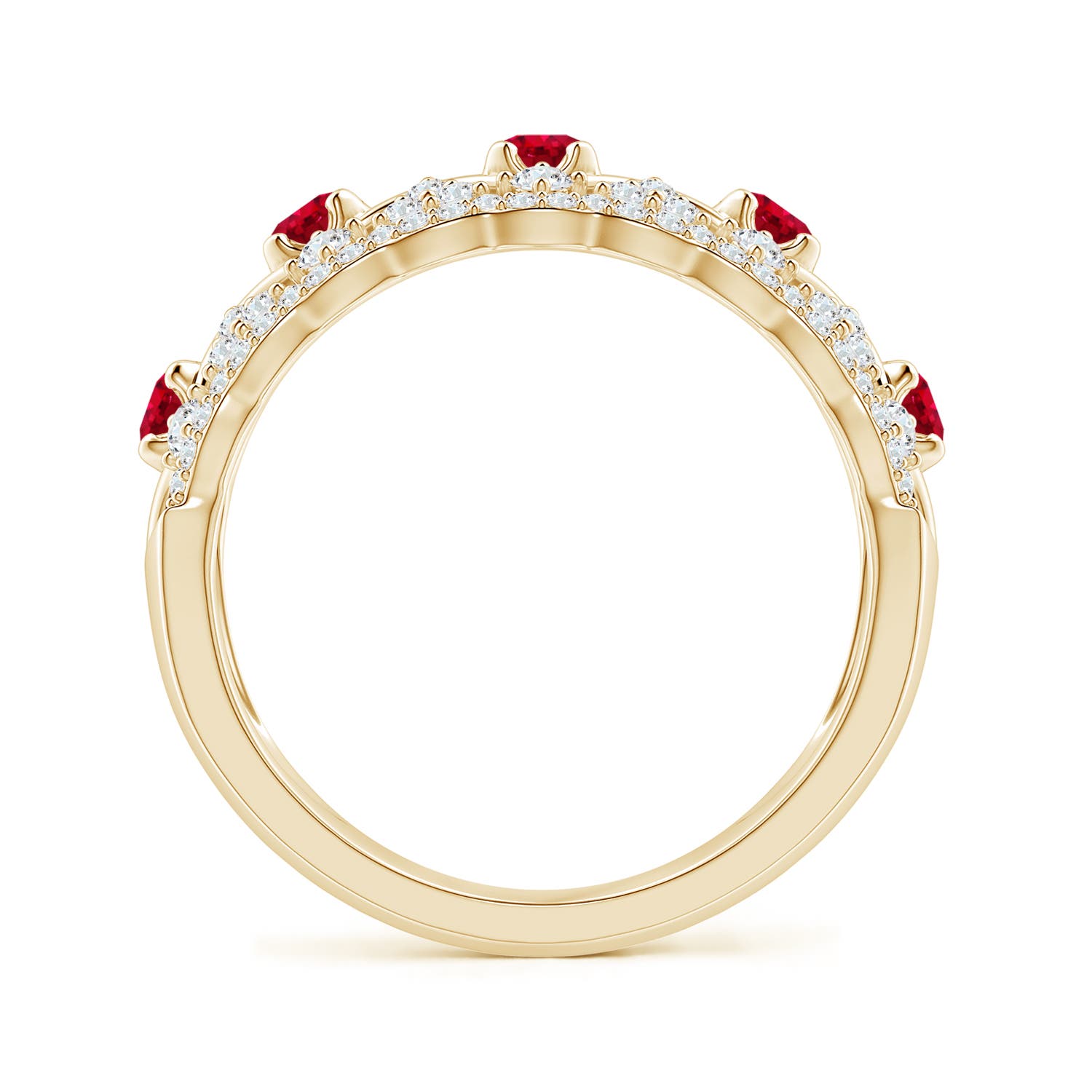 AAA - Ruby / 1.09 CT / 14 KT Yellow Gold