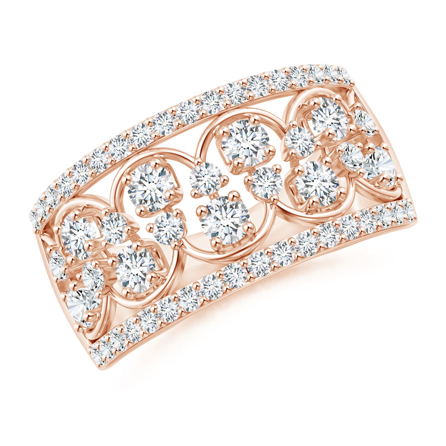 F-G, VS / 1.19 CT / 14 KT Rose Gold