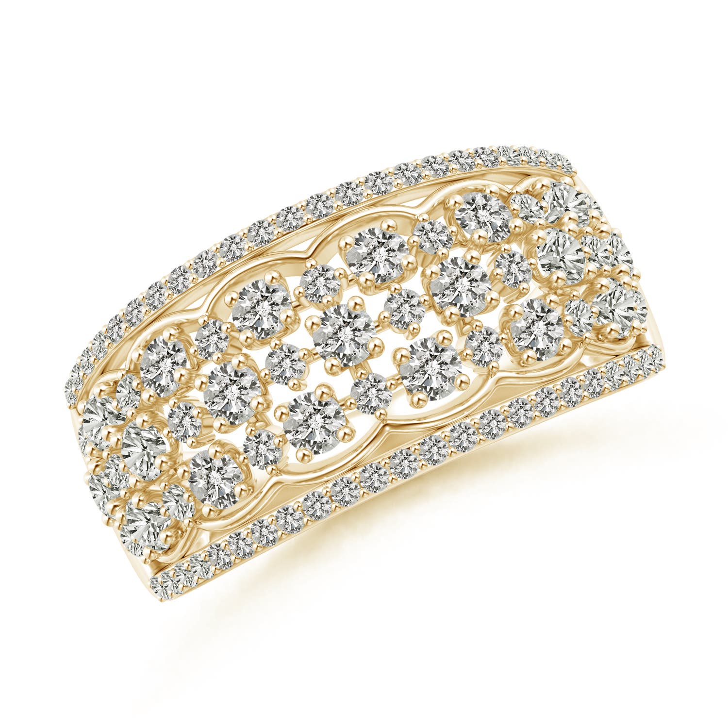 K, I3 / 1.02 CT / 14 KT Yellow Gold