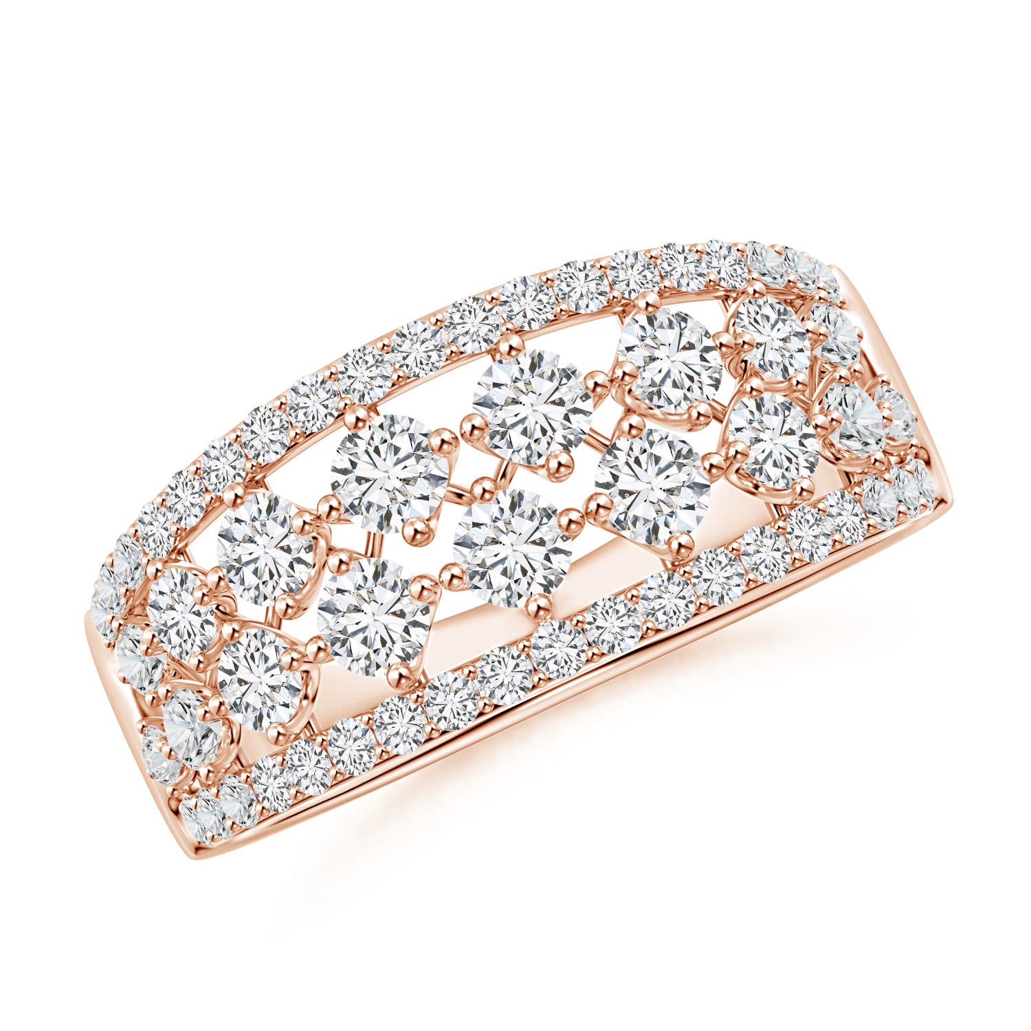 H, SI2 / 1.16 CT / 14 KT Rose Gold