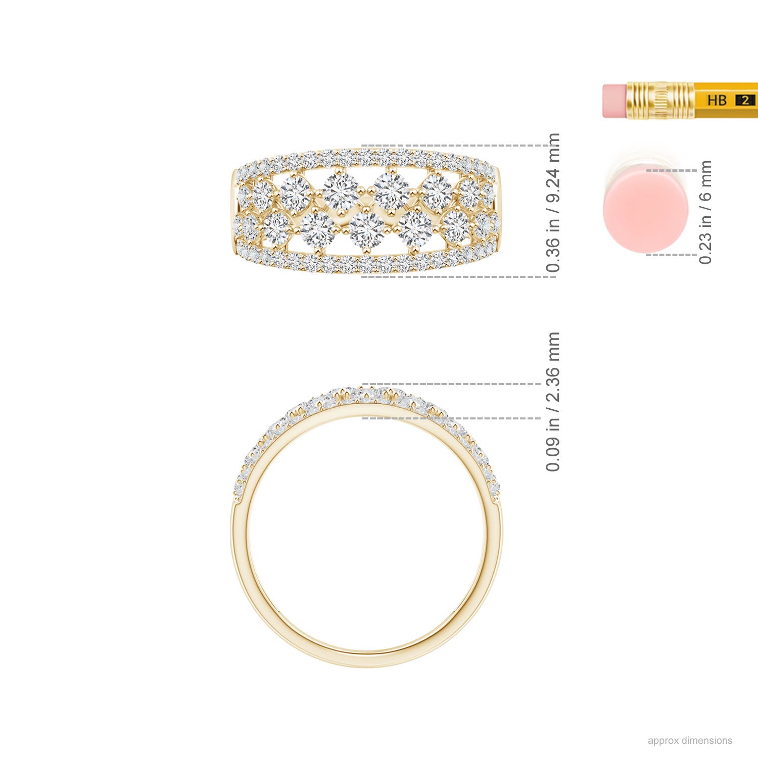 H, SI2 / 1.16 CT / 14 KT Yellow Gold