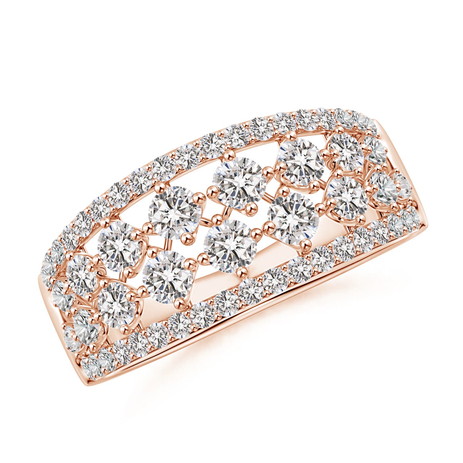 I-J, I1-I2 / 1.16 CT / 14 KT Rose Gold