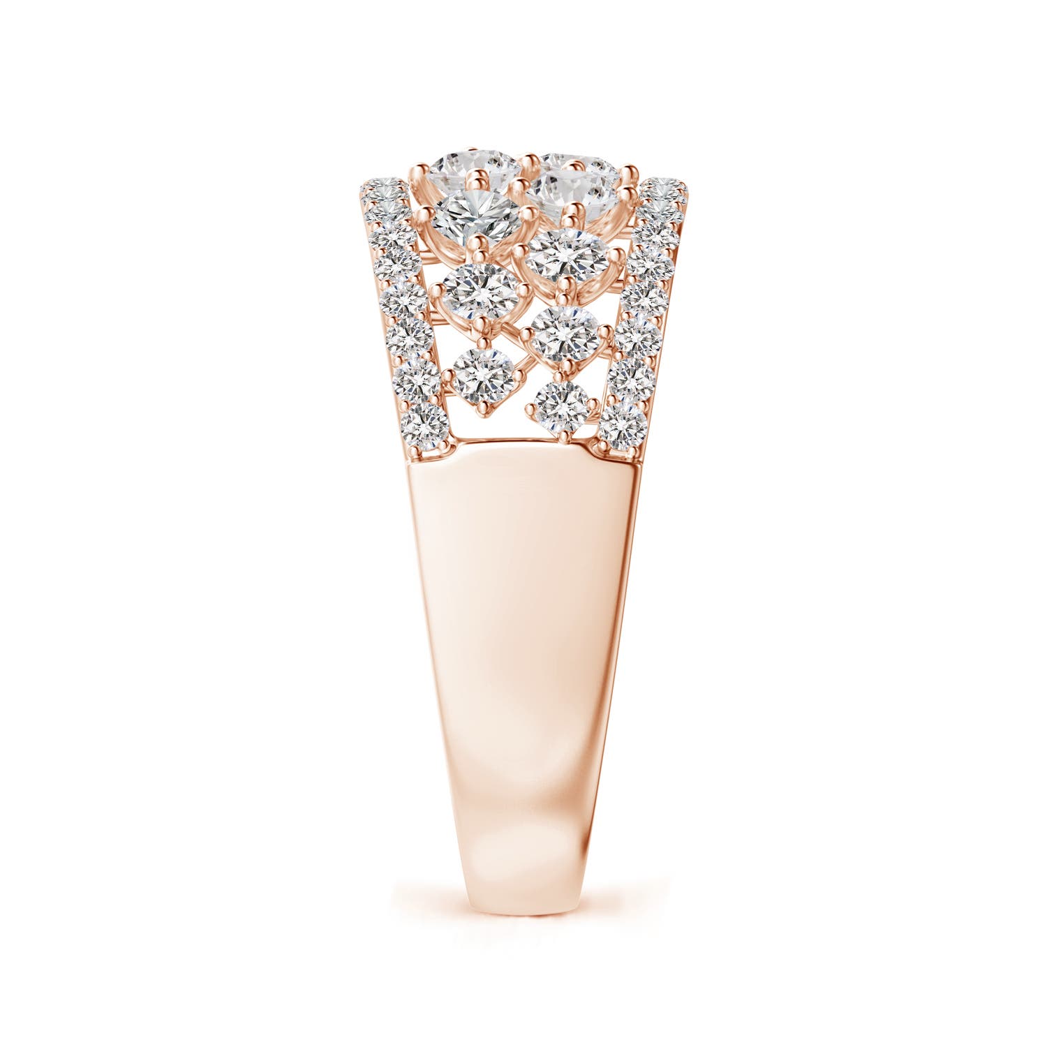 I-J, I1-I2 / 1.16 CT / 14 KT Rose Gold