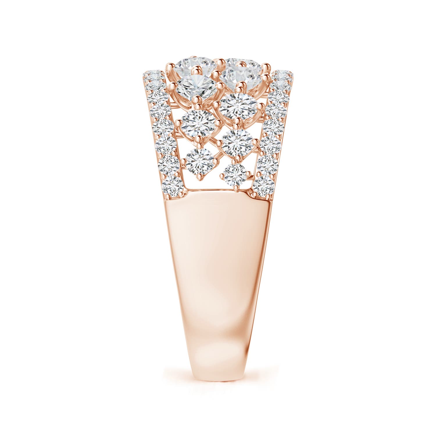 H, SI2 / 1.51 CT / 14 KT Rose Gold