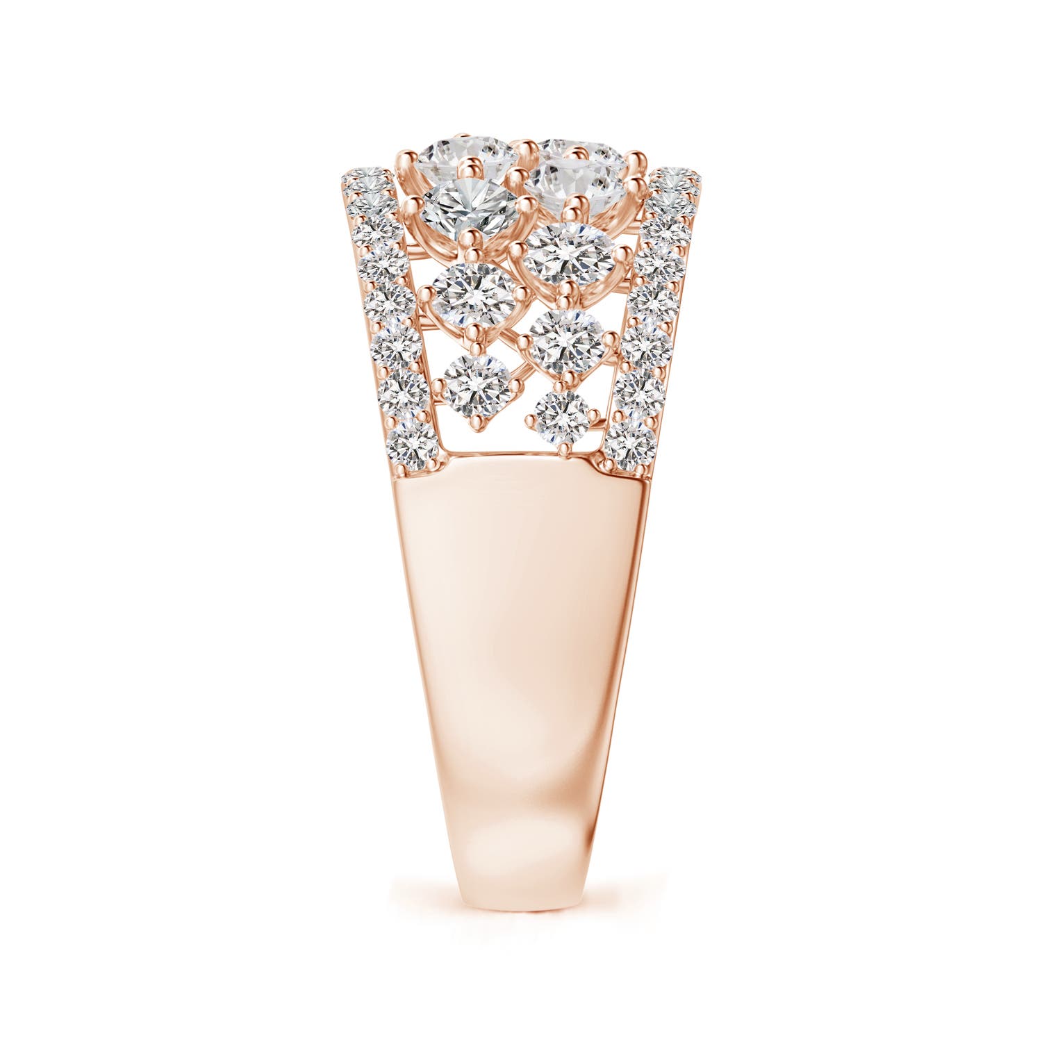 I-J, I1-I2 / 1.51 CT / 14 KT Rose Gold