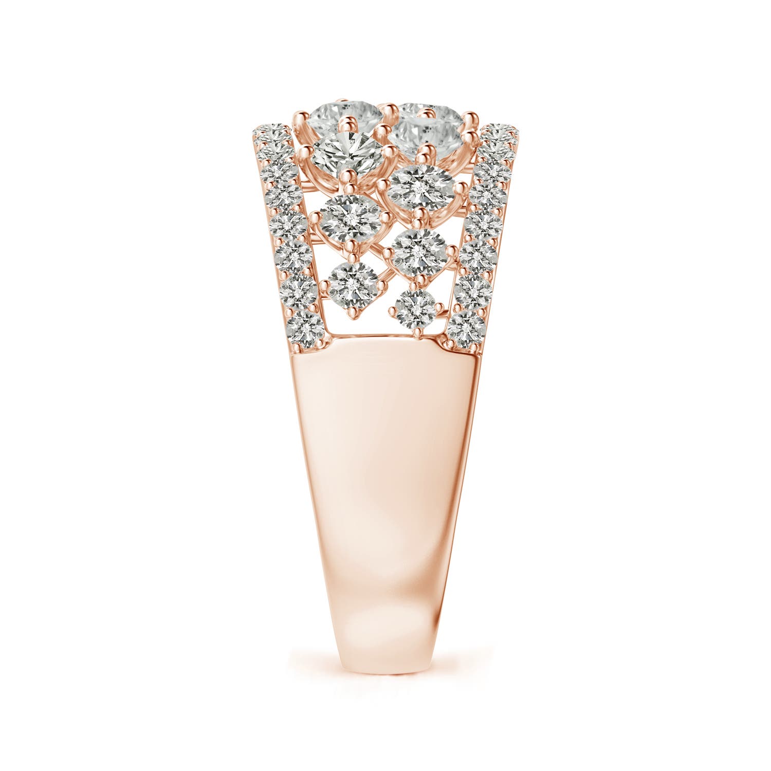 K, I3 / 1.51 CT / 14 KT Rose Gold